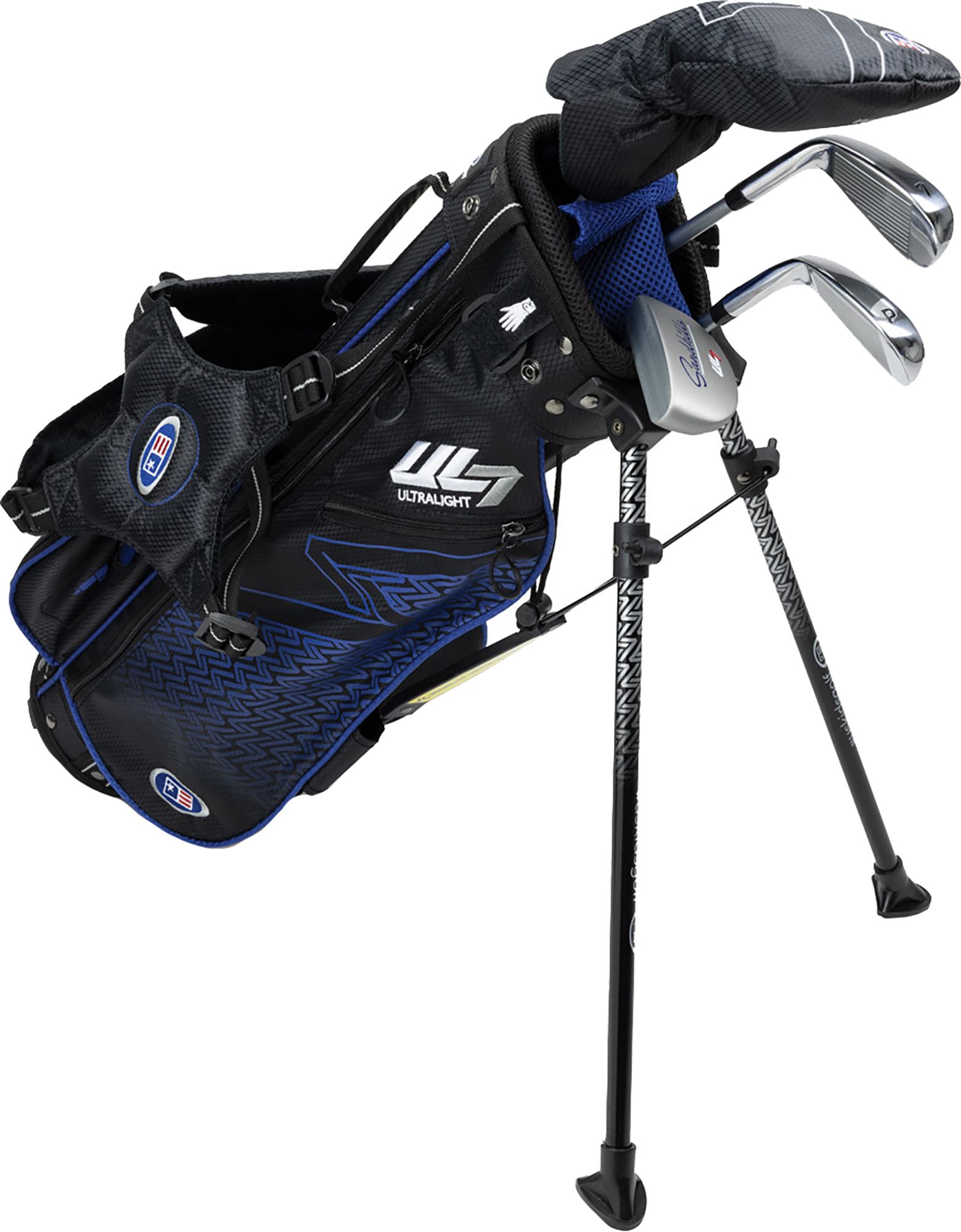 U.S. Kids Golf UL7 45 Stand Bag 6-Piece Complete Set - (Height 45"-48")