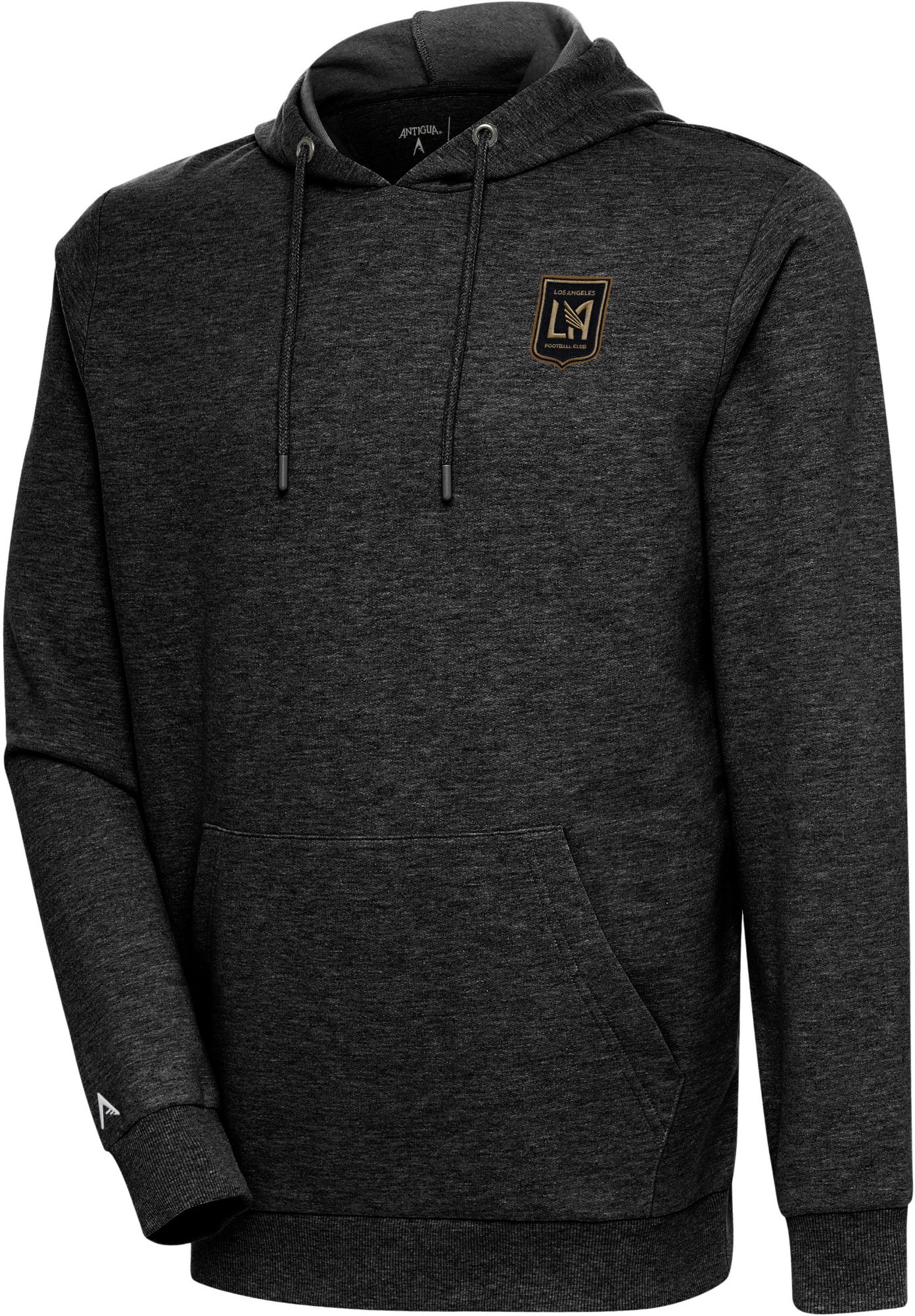 Antigua Men's Los Angeles FC Black Logo Pullover Hoodie