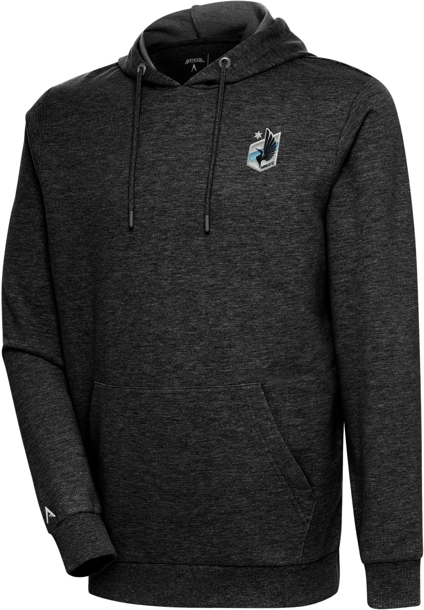 Antigua Men's Minnesota United FC Black Logo Pullover Hoodie