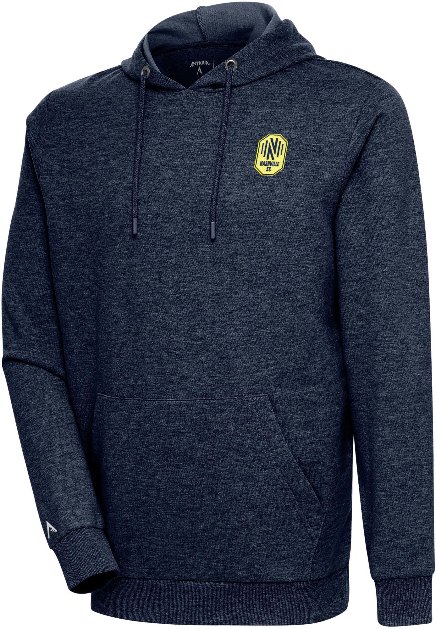 Antigua Men's Nashville SC Navy Logo Pullover Hoodie