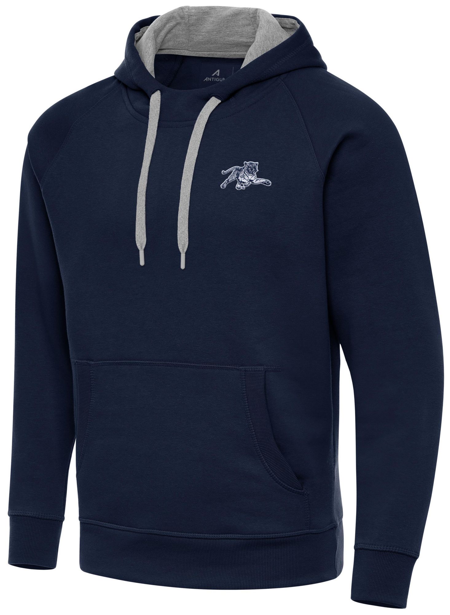 Antigua Men's Jackson State Tigers Navy Victory Pullover Hoodie