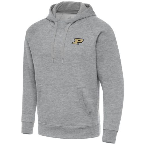 Champion Men's Purdue Boilermakers Grey Reverse Weave Crew