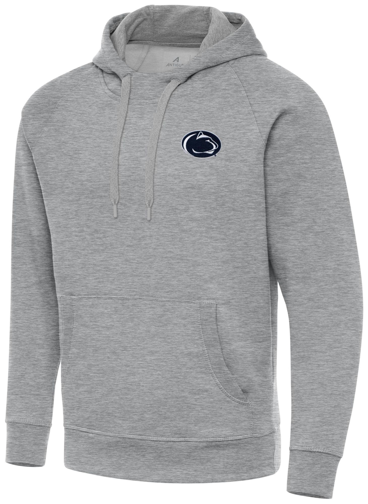 Antigua Men's Penn State Nittany Lions Grey Heather Victory Pullover Hoodie