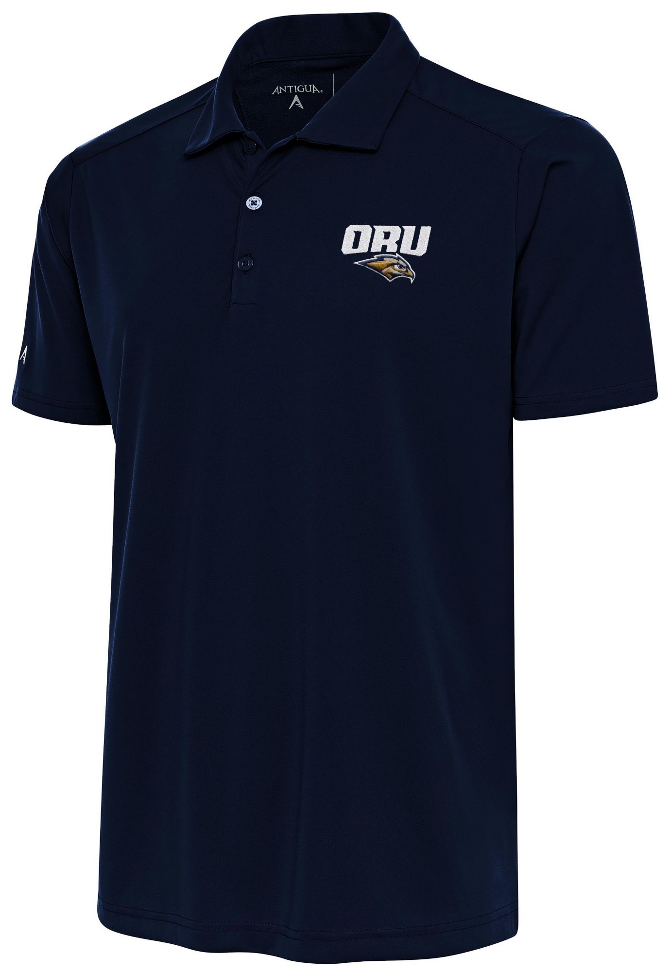 Antigua Men's Oral Roberts Golden Eagles Navy Tribute Performance Polo