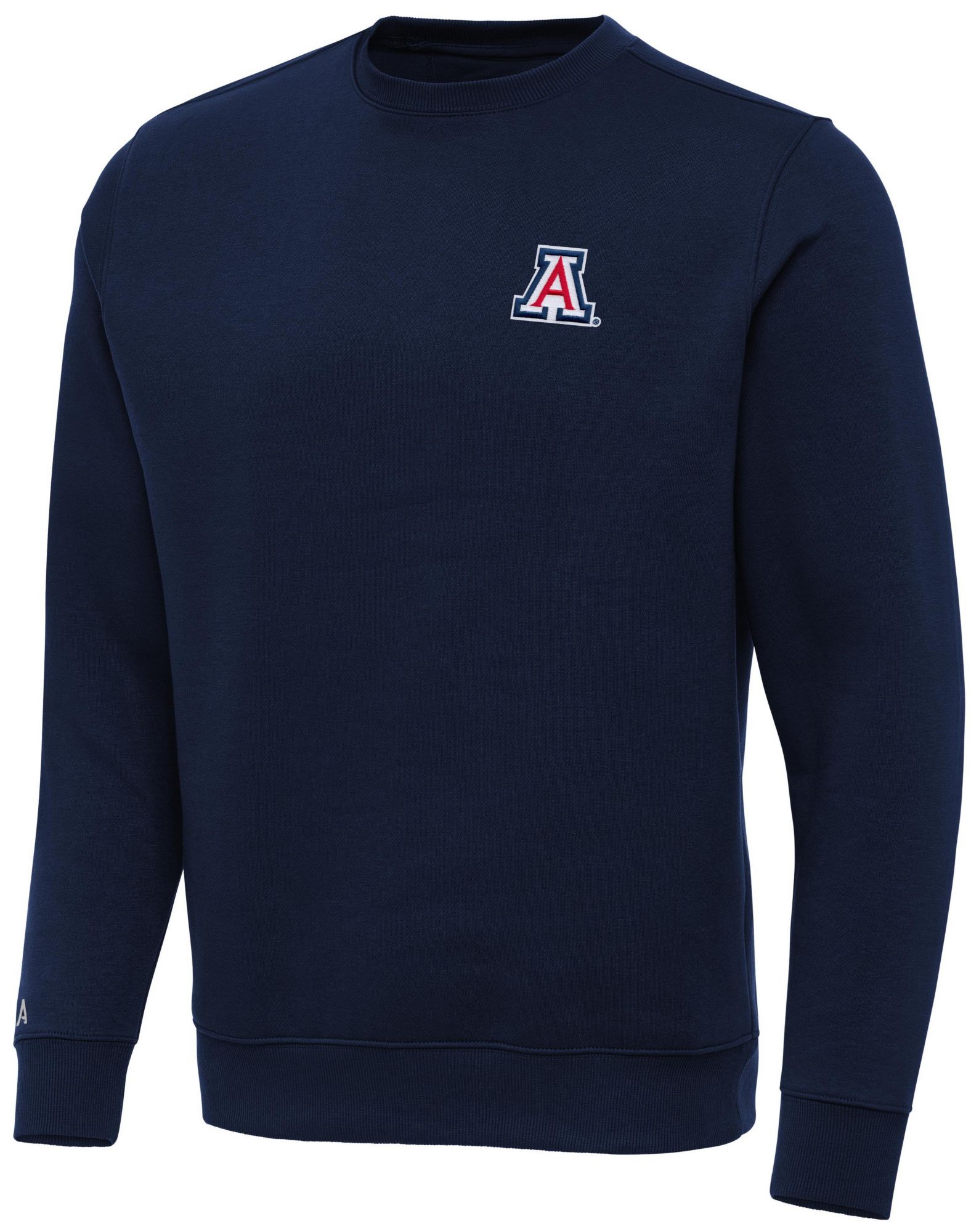 Antigua Men's Arizona Wildcats Navy Victory Pullover Crewneck Sweatshirt