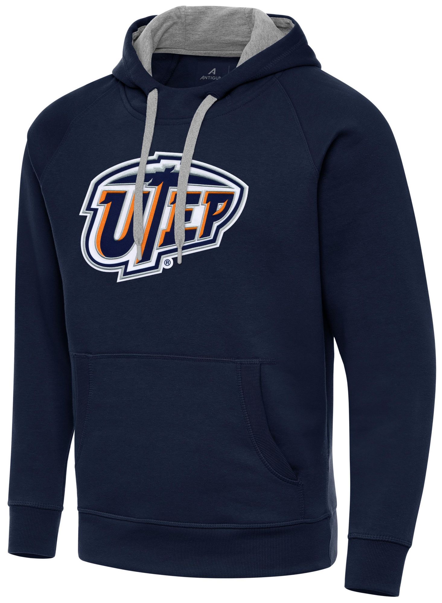 Antigua Men's UTEP Miners Navy Victory Pullover Hoodie