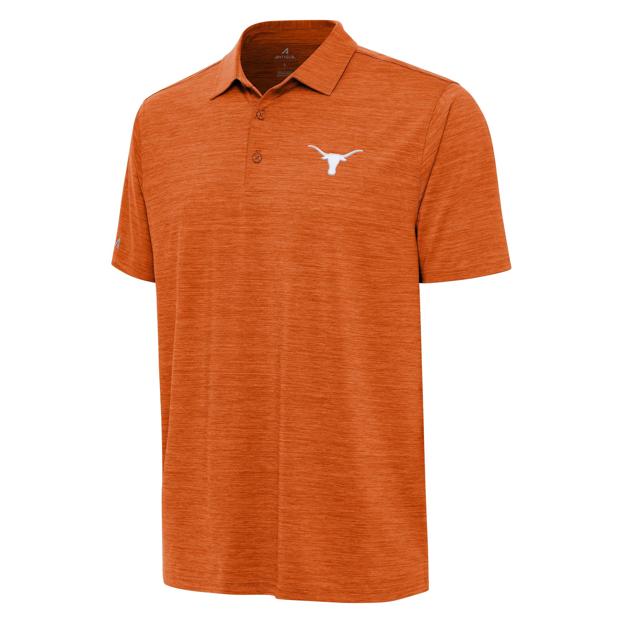 Antigua Men's Texas Longhorns Burnt Orange Layout Polo
