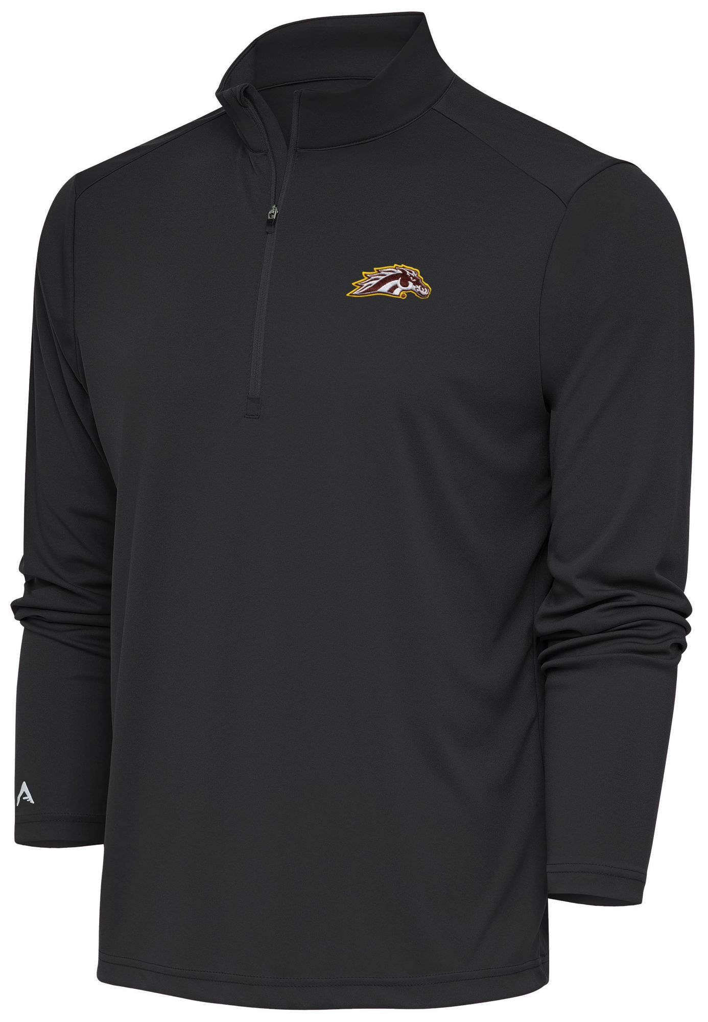Antigua Men's Western Michigan Broncos Smoke Tribute 1/4 Zip Pullover