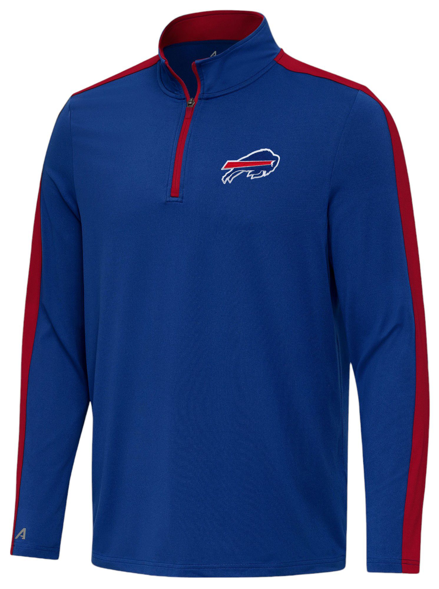 Antigua Men's Buffalo Bills Blue Elevation Quarter-Zip Pullover