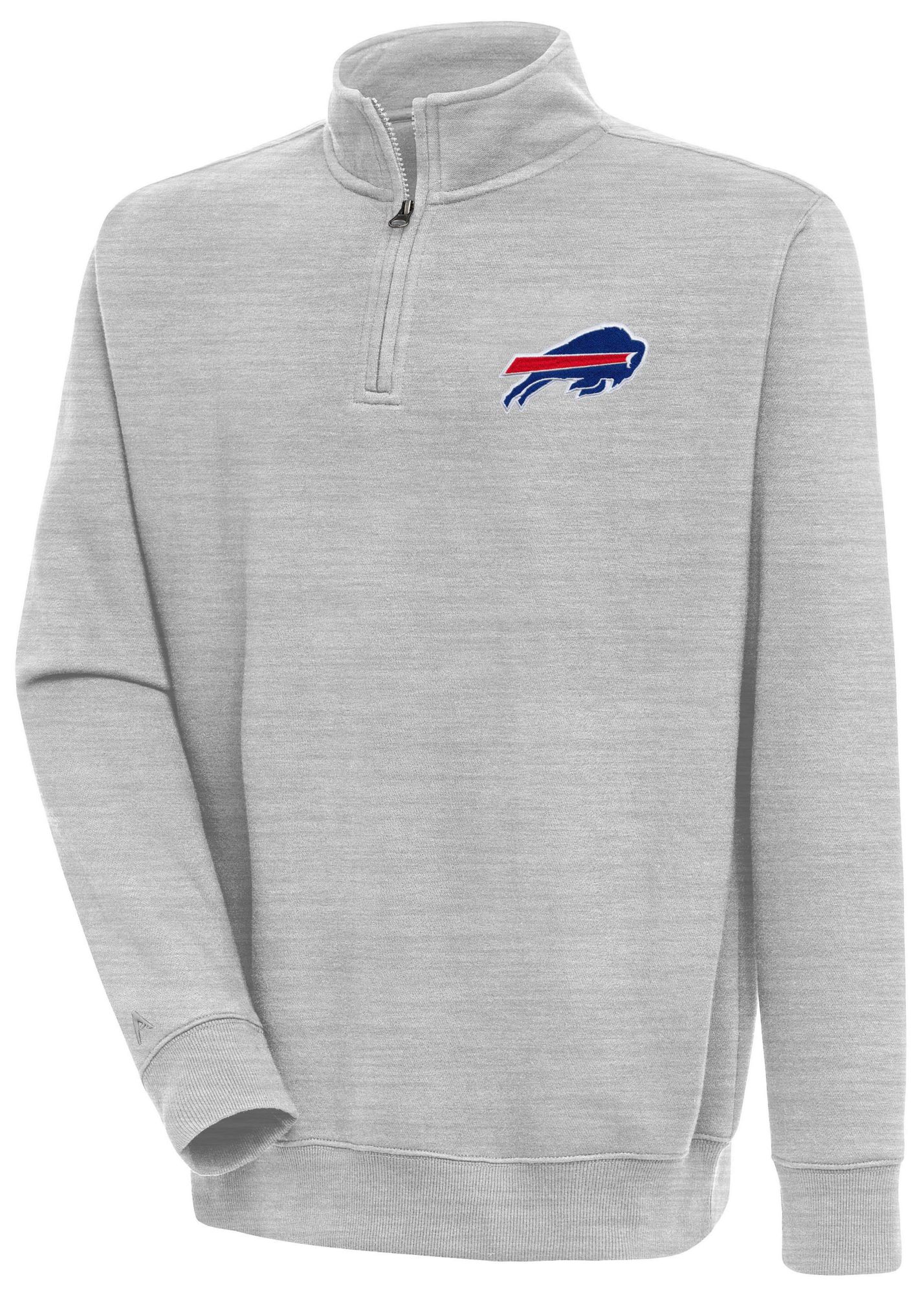 Antigua Men's Buffalo Bills Victory 1/4 Zip Mock Pullover