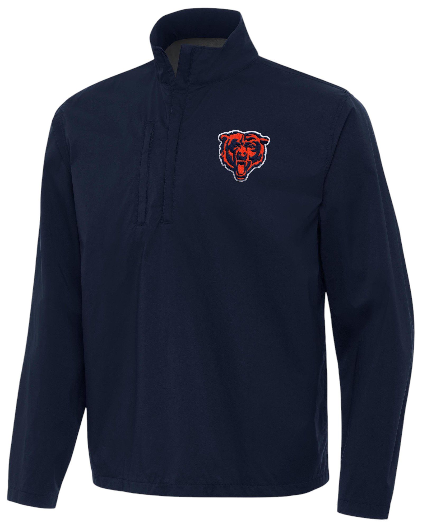 Antigua Men's  Chicago Bears Brisk 1/4 Zip Pullover