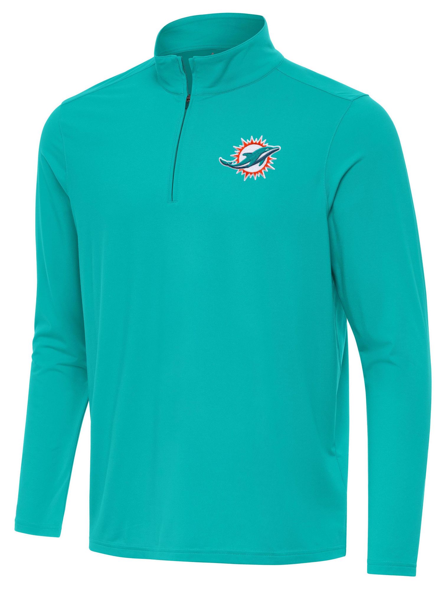Antigua Men's Miami Dolphins Reef Intent Quarter-Zip Shirt