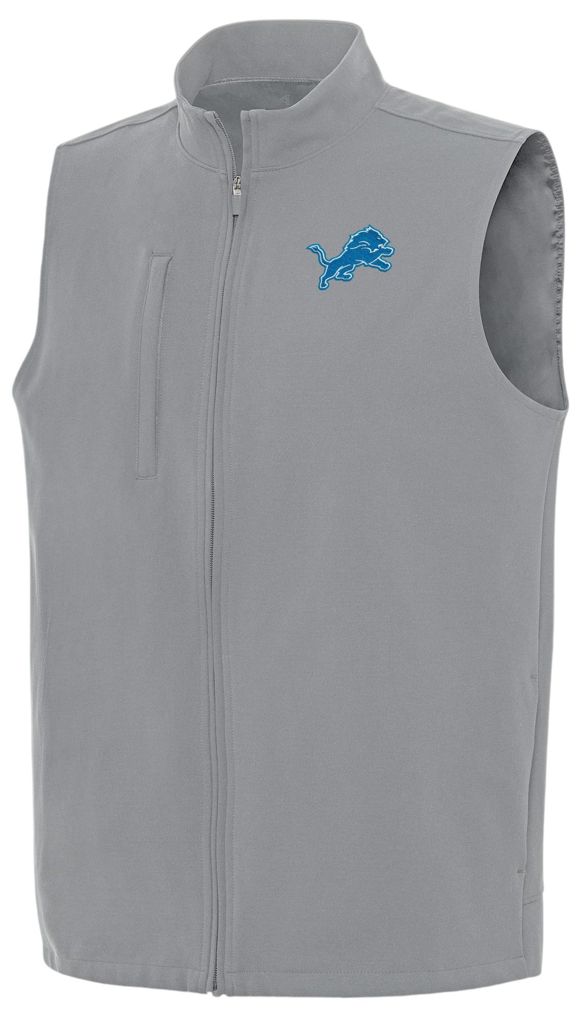 Antigua Men's  Detroit Lions Regard Full Zip Vest