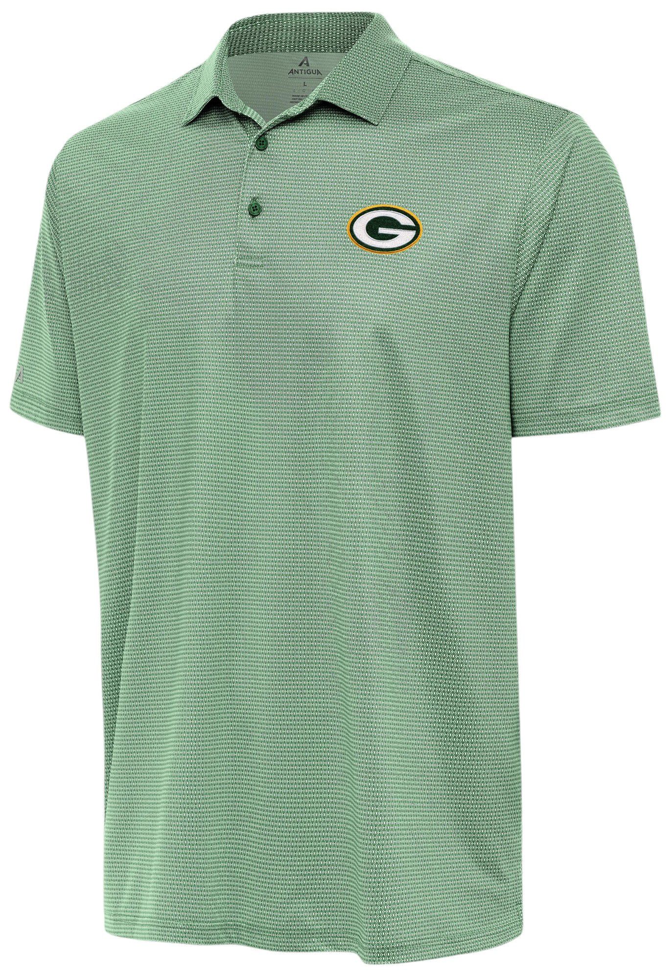 Antigua Men's  Green Bay Packers Rings Polo