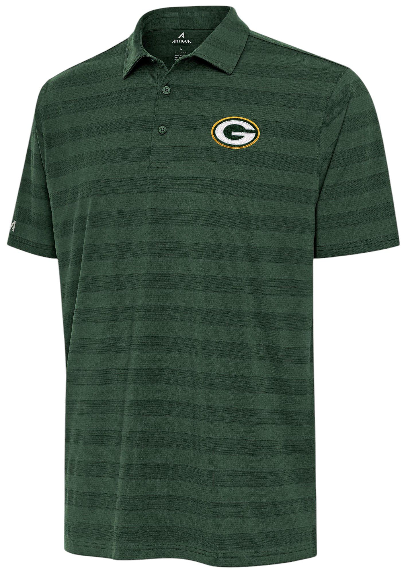 Antigua Men's  Green Bay Packers Tunnel Polo
