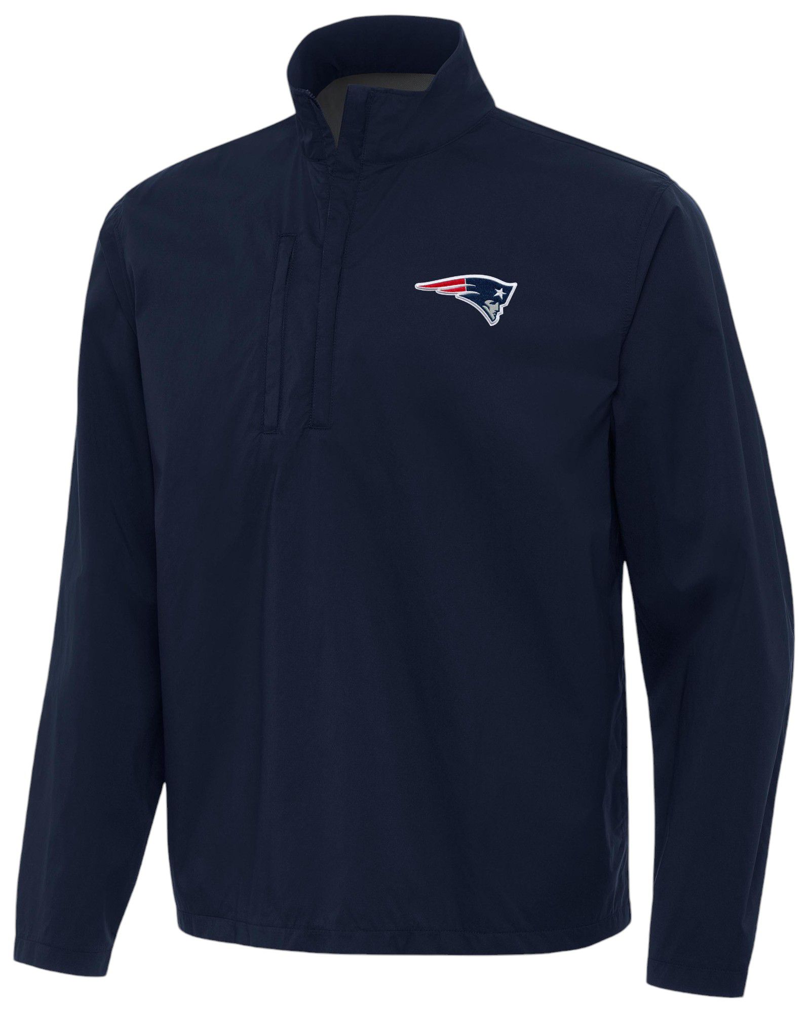 Antigua Men's  New England Patriots Brisk 1/4 Zip Pullover
