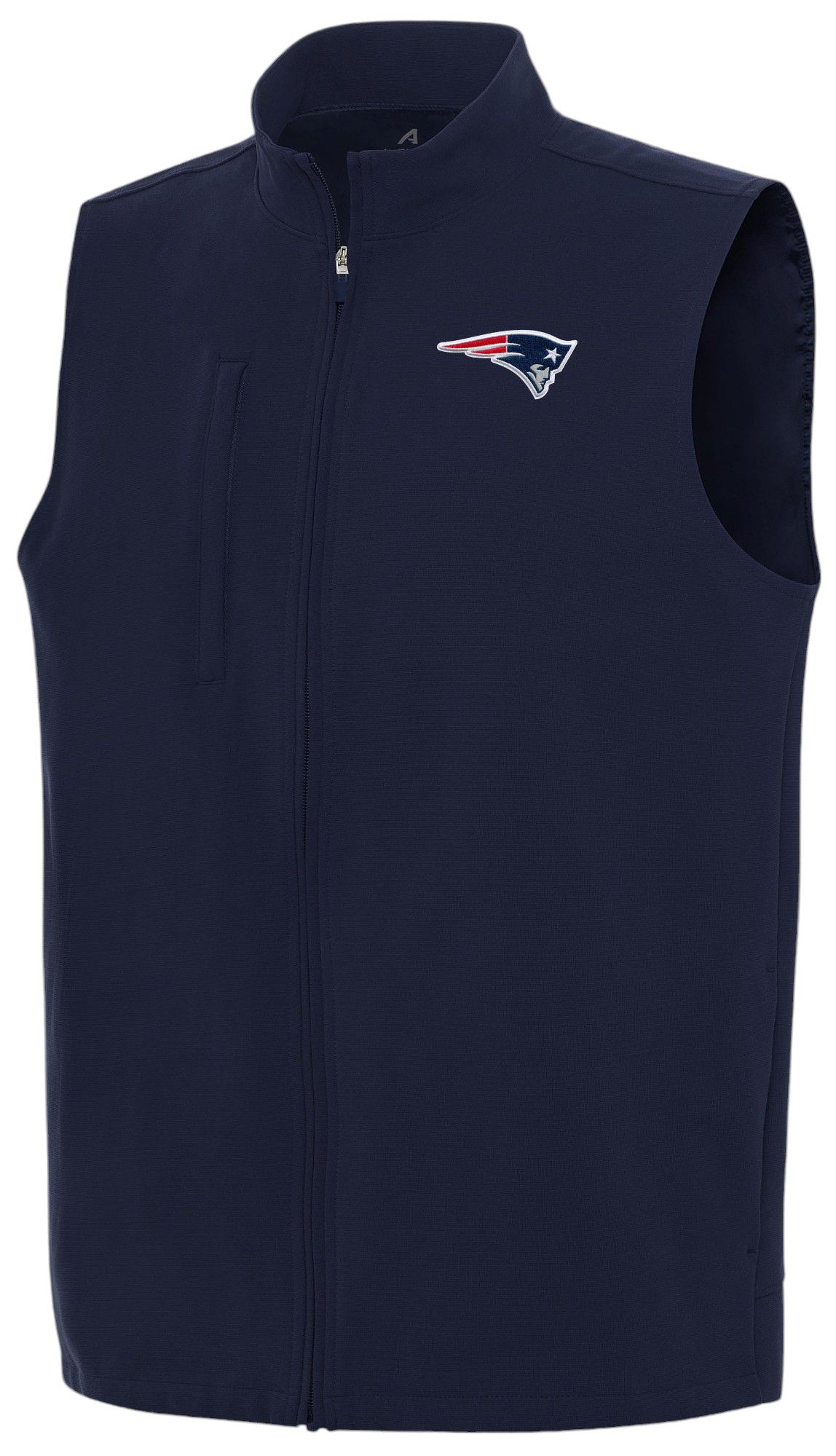 Antigua Men's  New England Patriots Regard Full Zip Vest