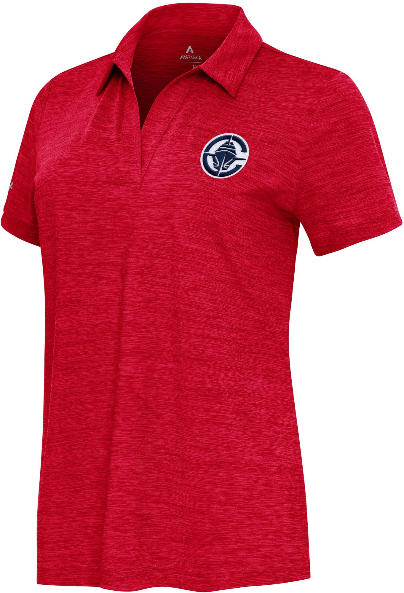 Antigua Women's Los Angeles Clippers Red Layout Polo