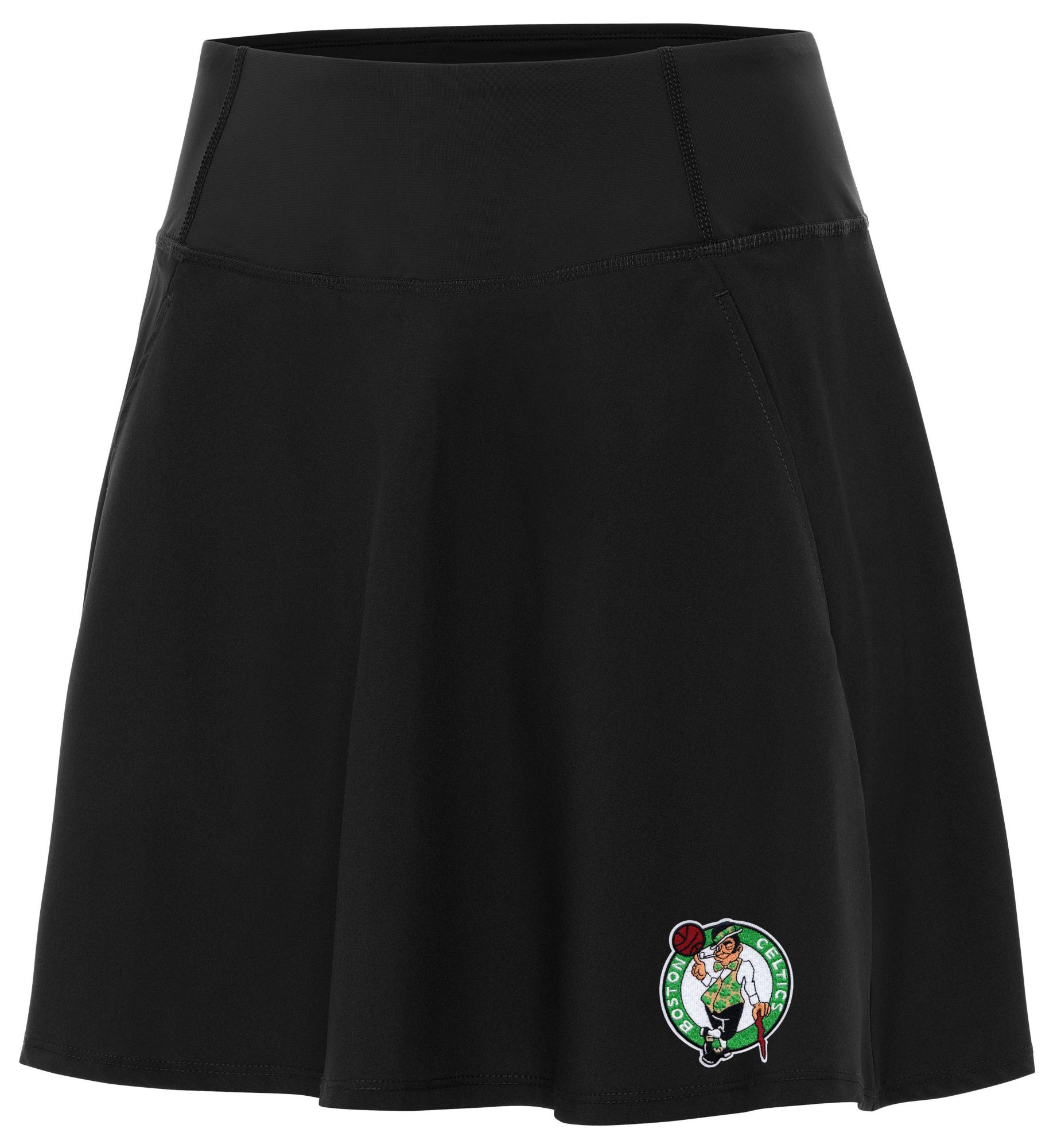 Antigua Women's Boston Celtics Black Chip Golf Skort