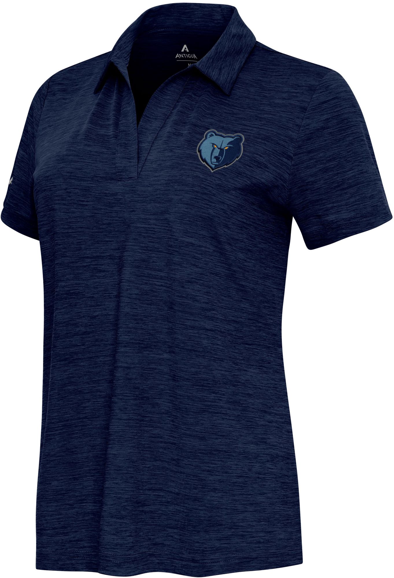 Antigua Women's Memphis Grizzlies Navy Layout Polo