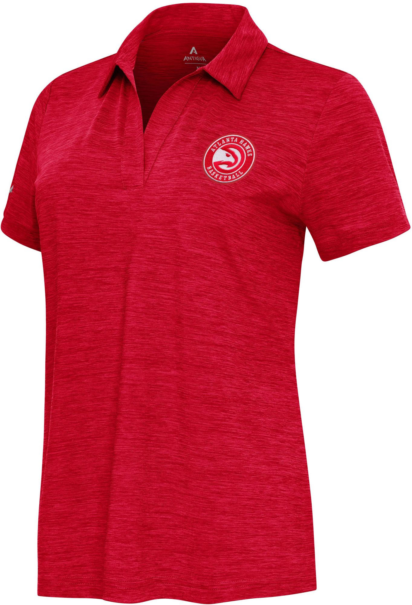 Antigua Women's Atlanta Hawks Red Layout Polo
