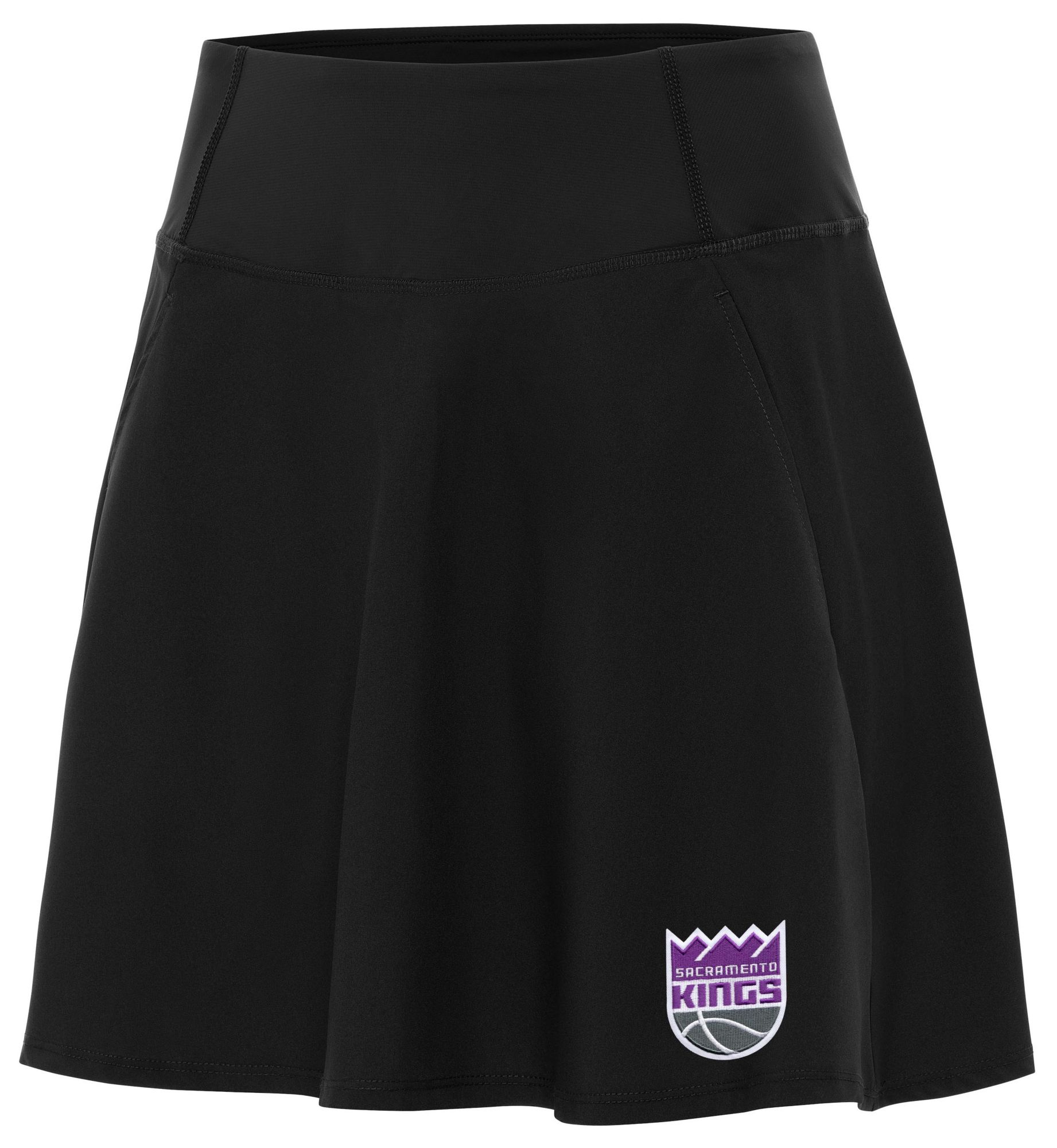 Antigua Women's Sacramento Kings Black Chip Golf Skort