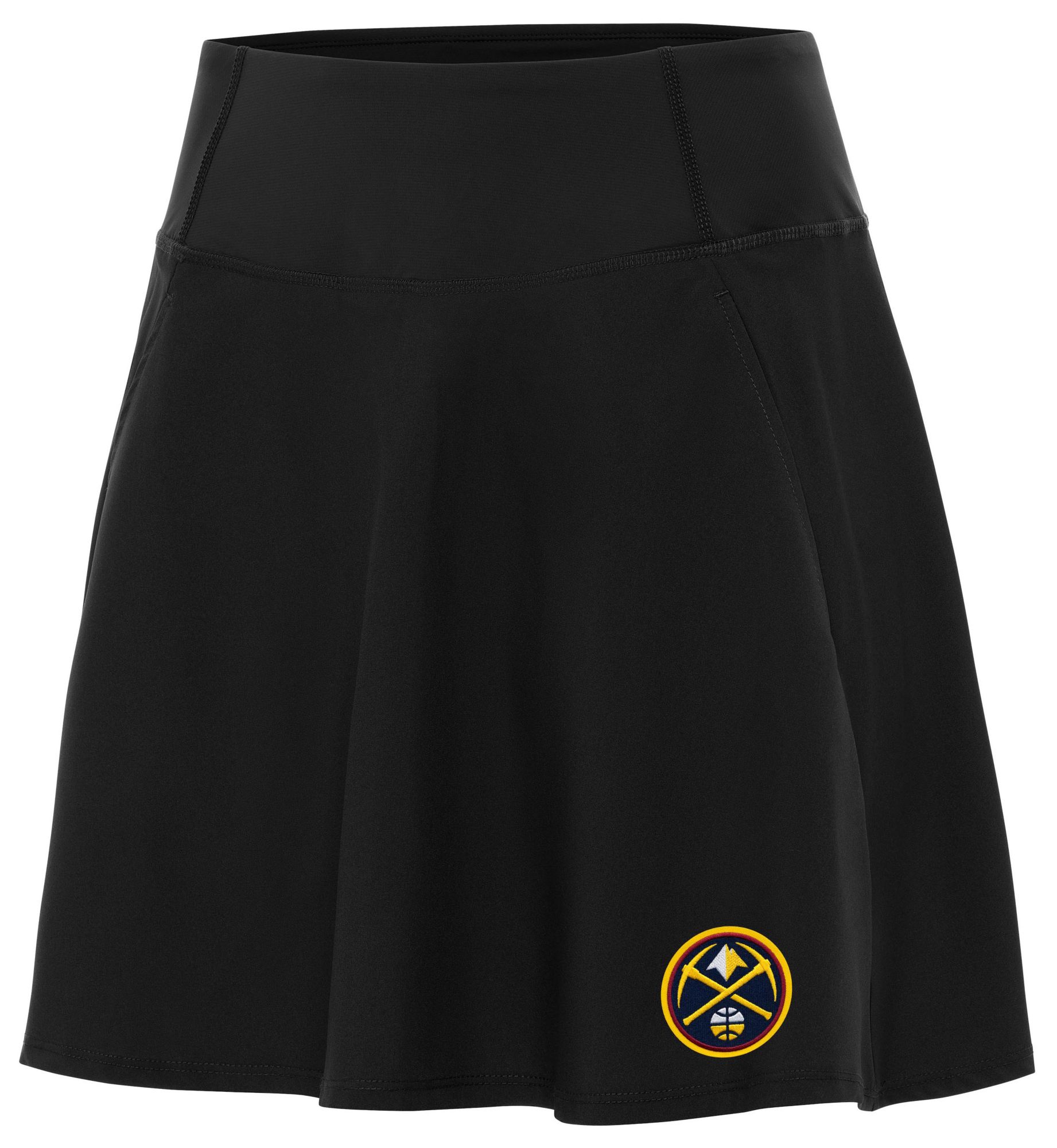 Antigua Women's Denver Nuggets Black Chip Golf Skort