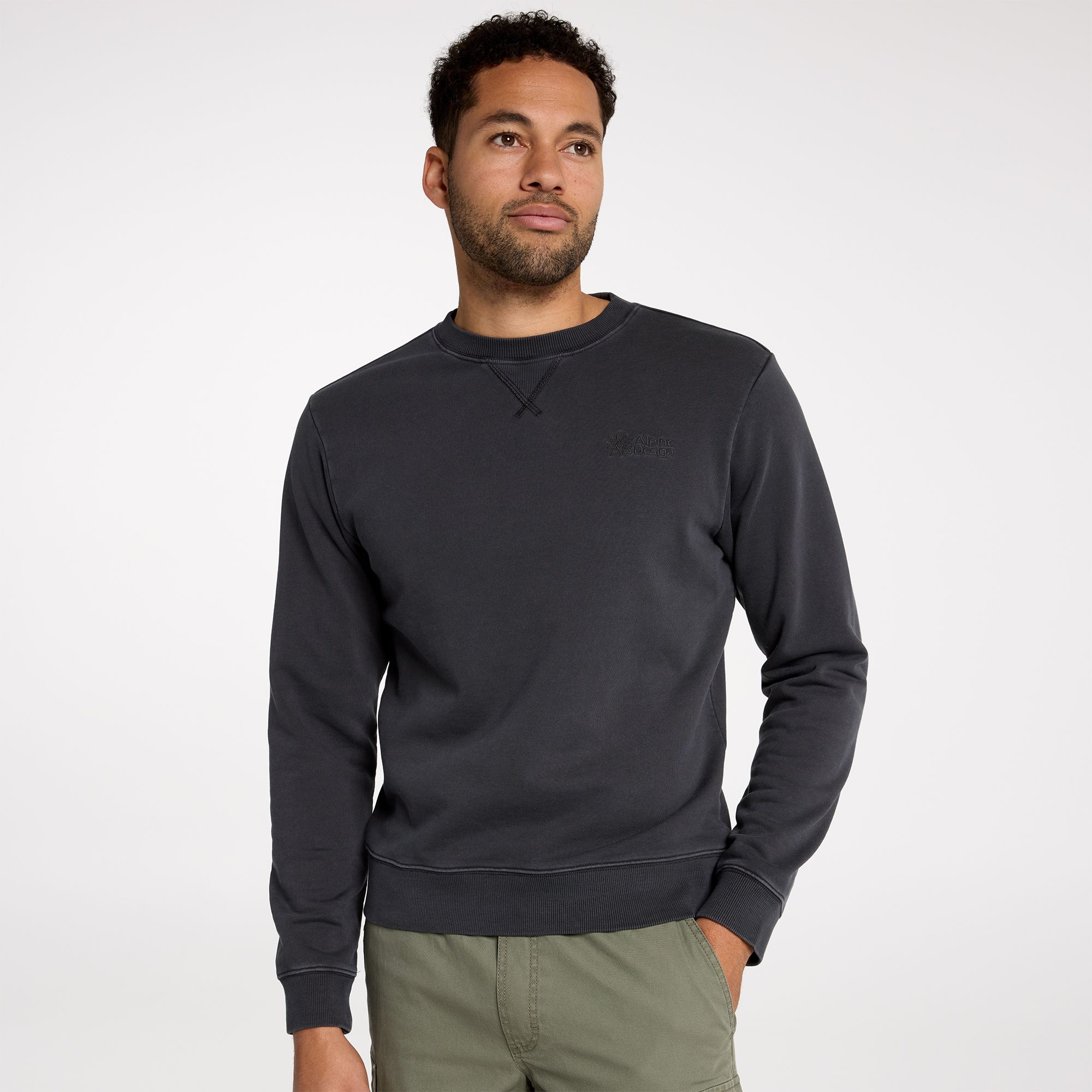 Alpine Design Men's French Terry Crew