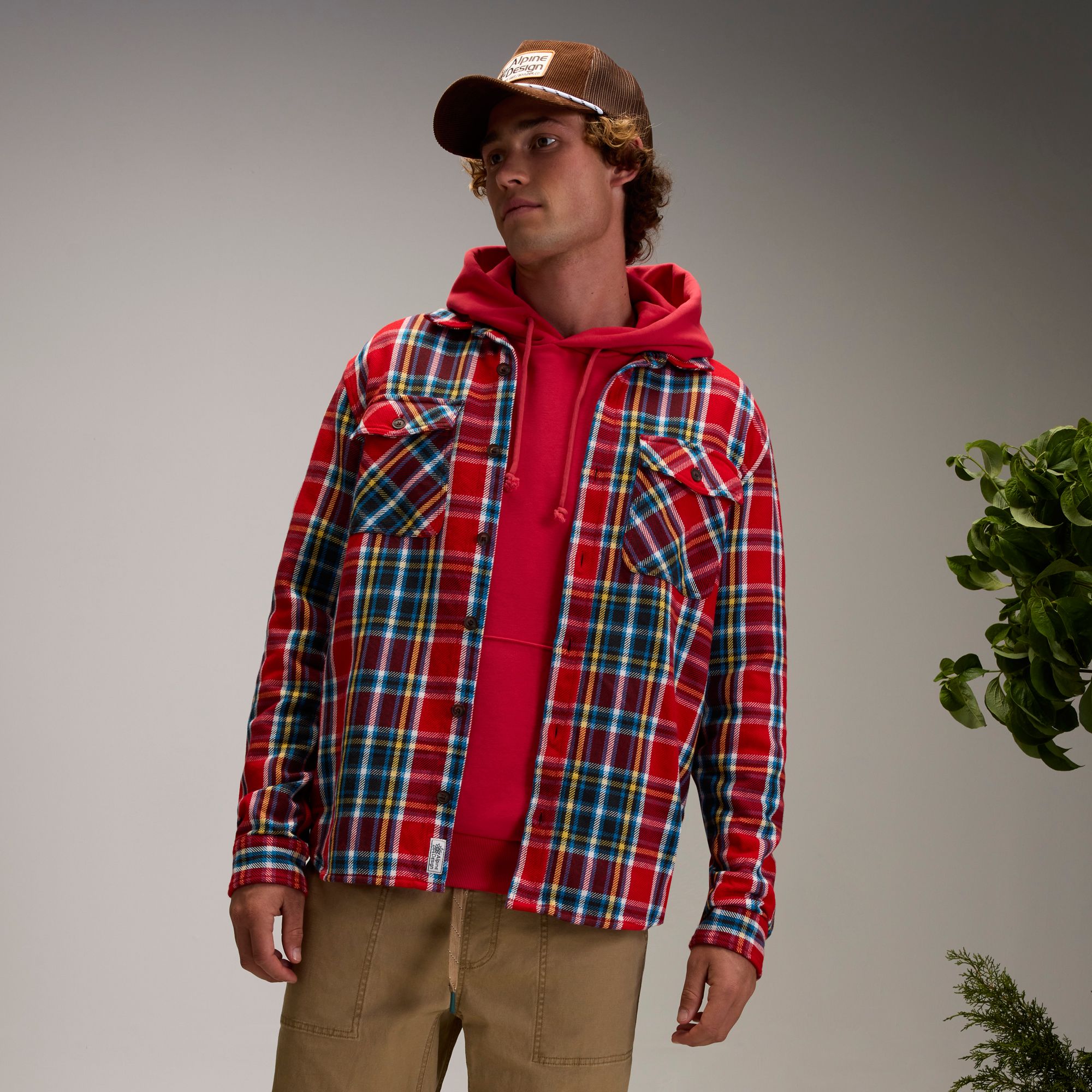 Alpine Design Men's Hike Heavyweight Flannel Shirt Jacket