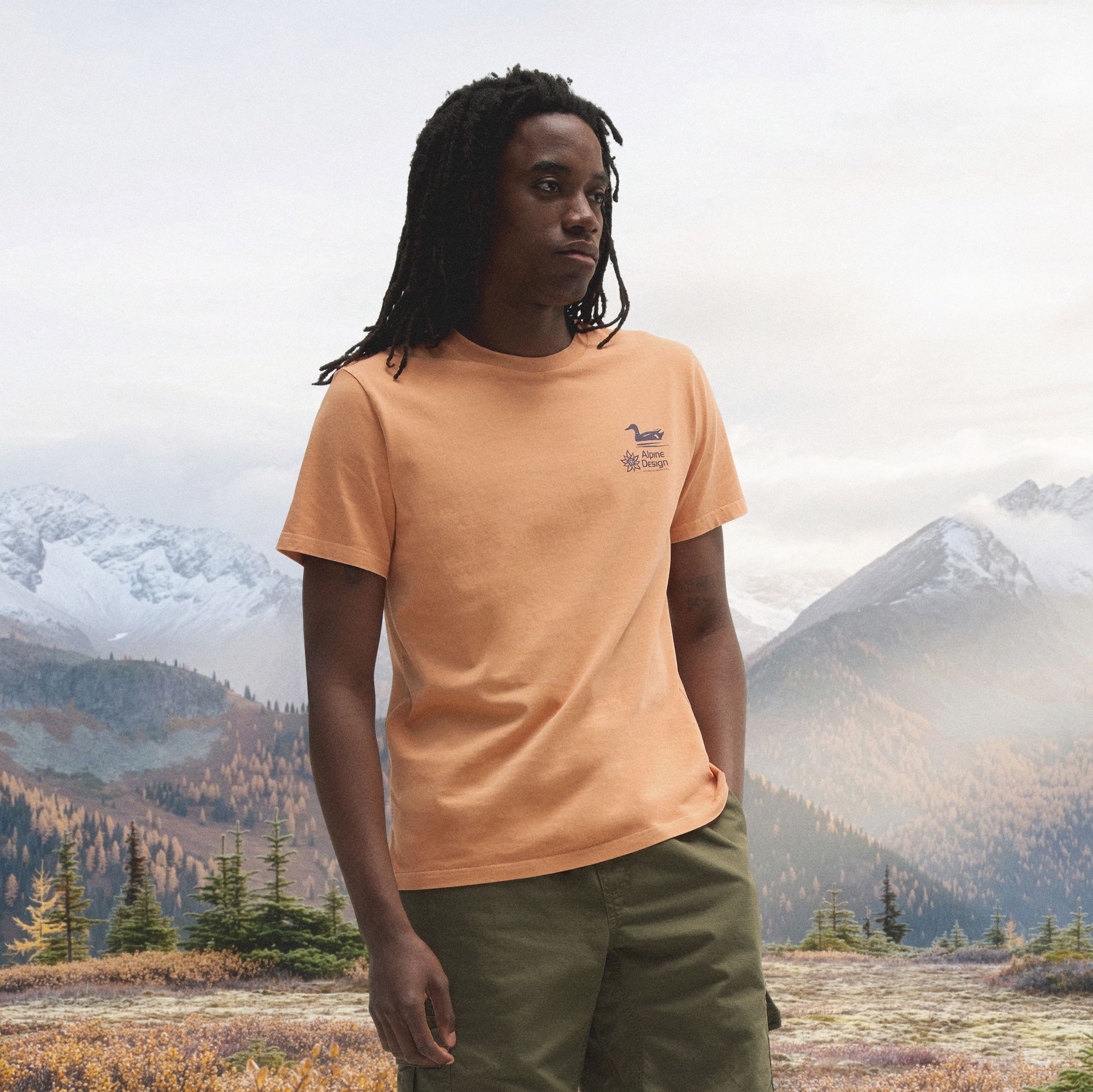 Alpine Design Men's Short Sleeve Graphic T-Shirt