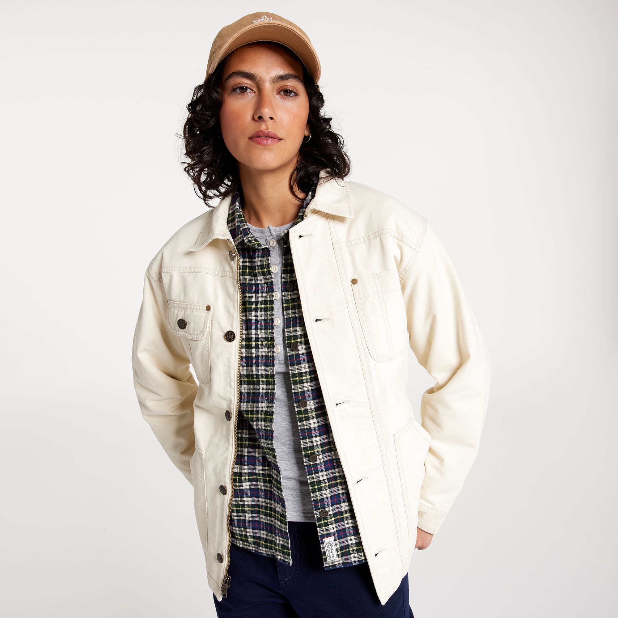 Alpine Design Women's Quilted Lined Chore Coat