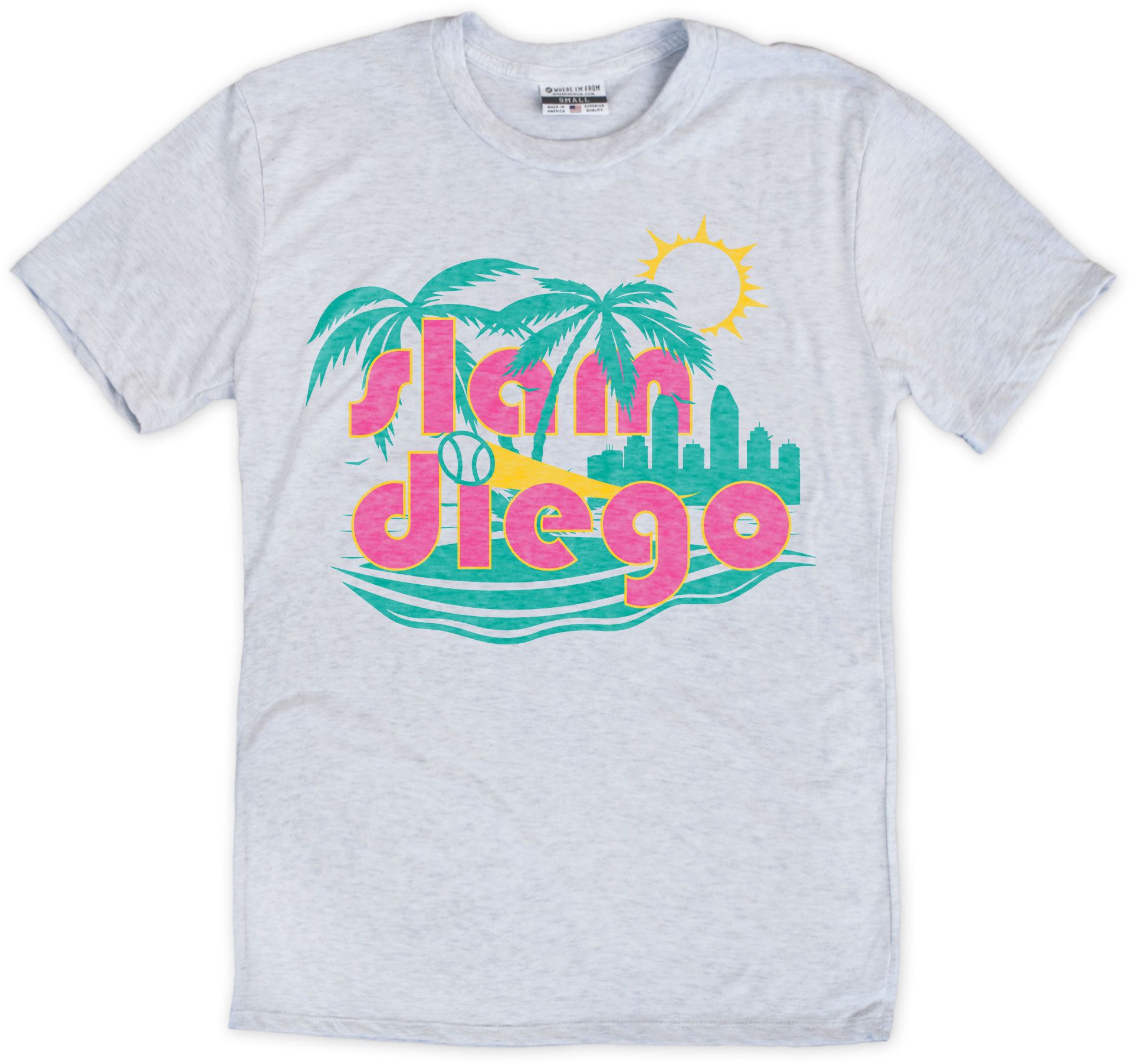 Where I'm From Adult San Diego Slam Diego T-Shirt