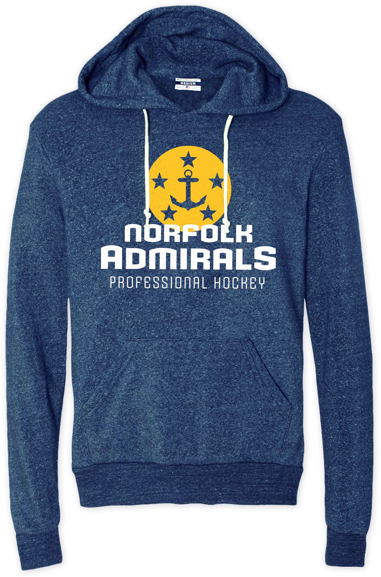 Where I'm From Unisex Norfolk Admirals Navy Logo Hoodie