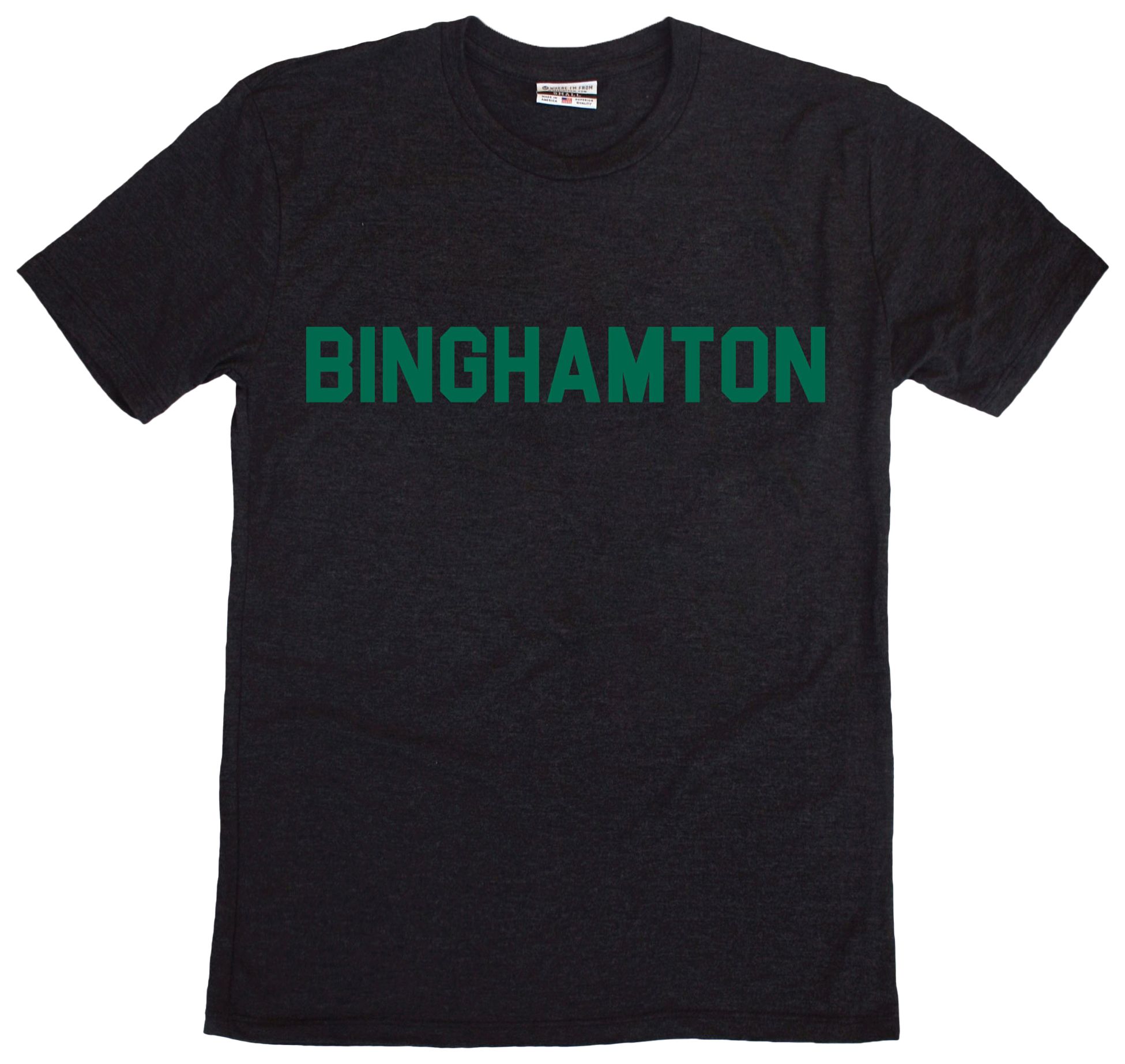 Where I'm From Adult Binghamton Arch Gray T-Shirt