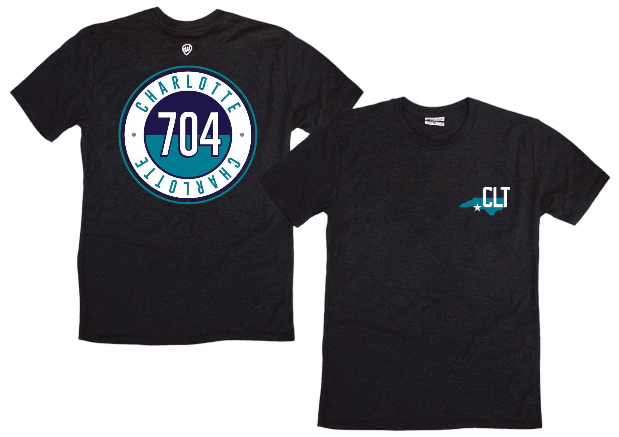 Where I'm From Adult Charlotte 2Sided Circle T-Shirt