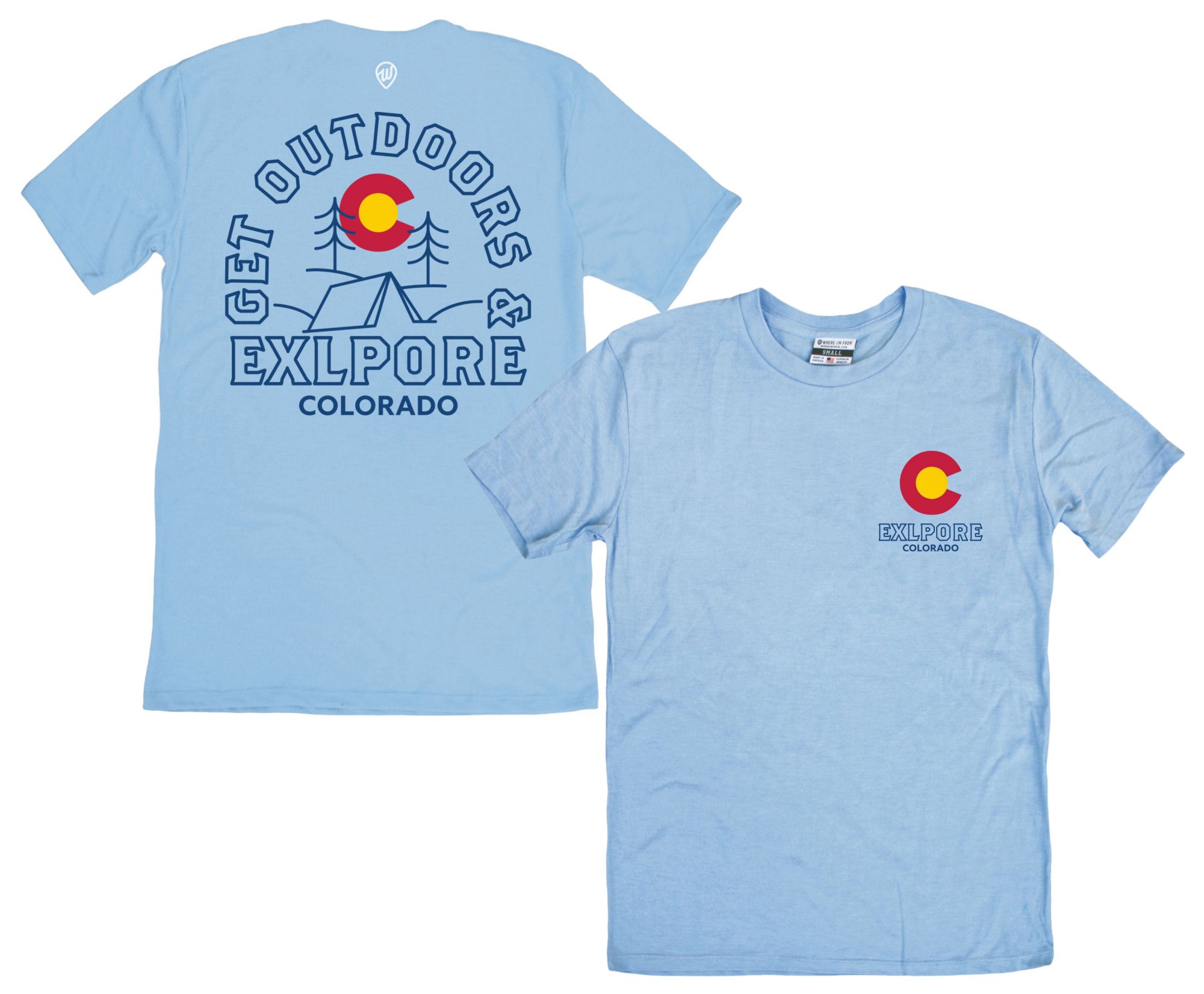 Where I'm From Adult Colorado Explore T-Shirt