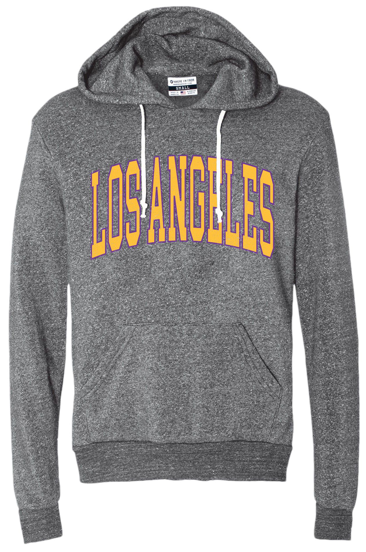 Where I'm From Adult Los Angeles Script Hoodie