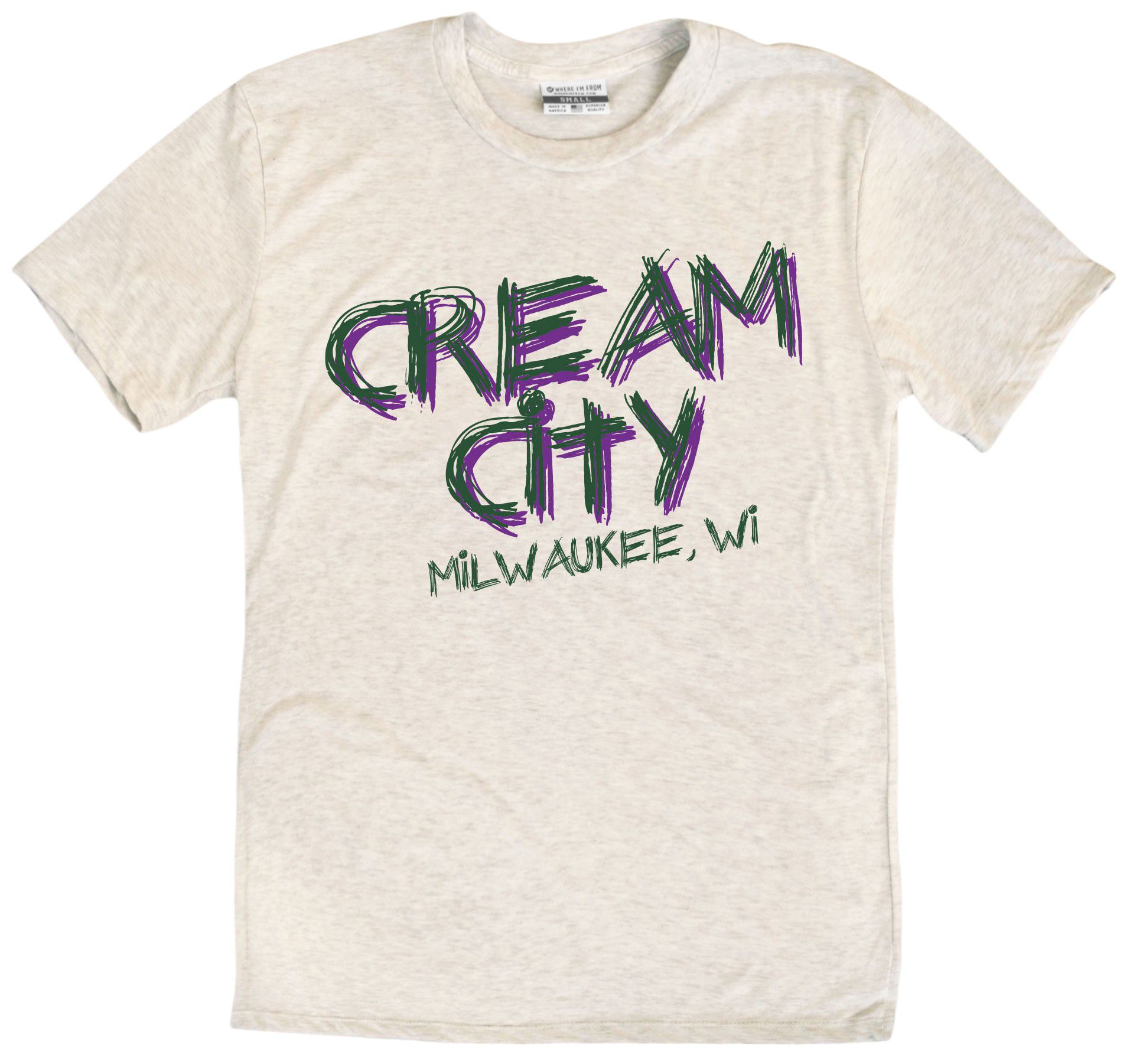 Where I'm From Adult Milwaukee City Code T-Shirt