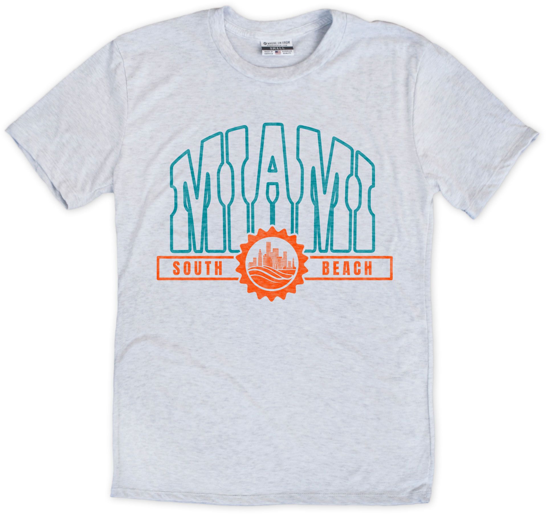 Where I'm From Adult Miami South Beach T-Shirt