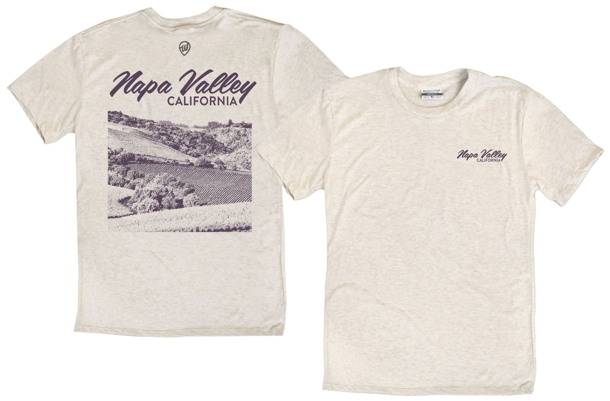 Where I'm From Adult Napa Valley T-Shirt