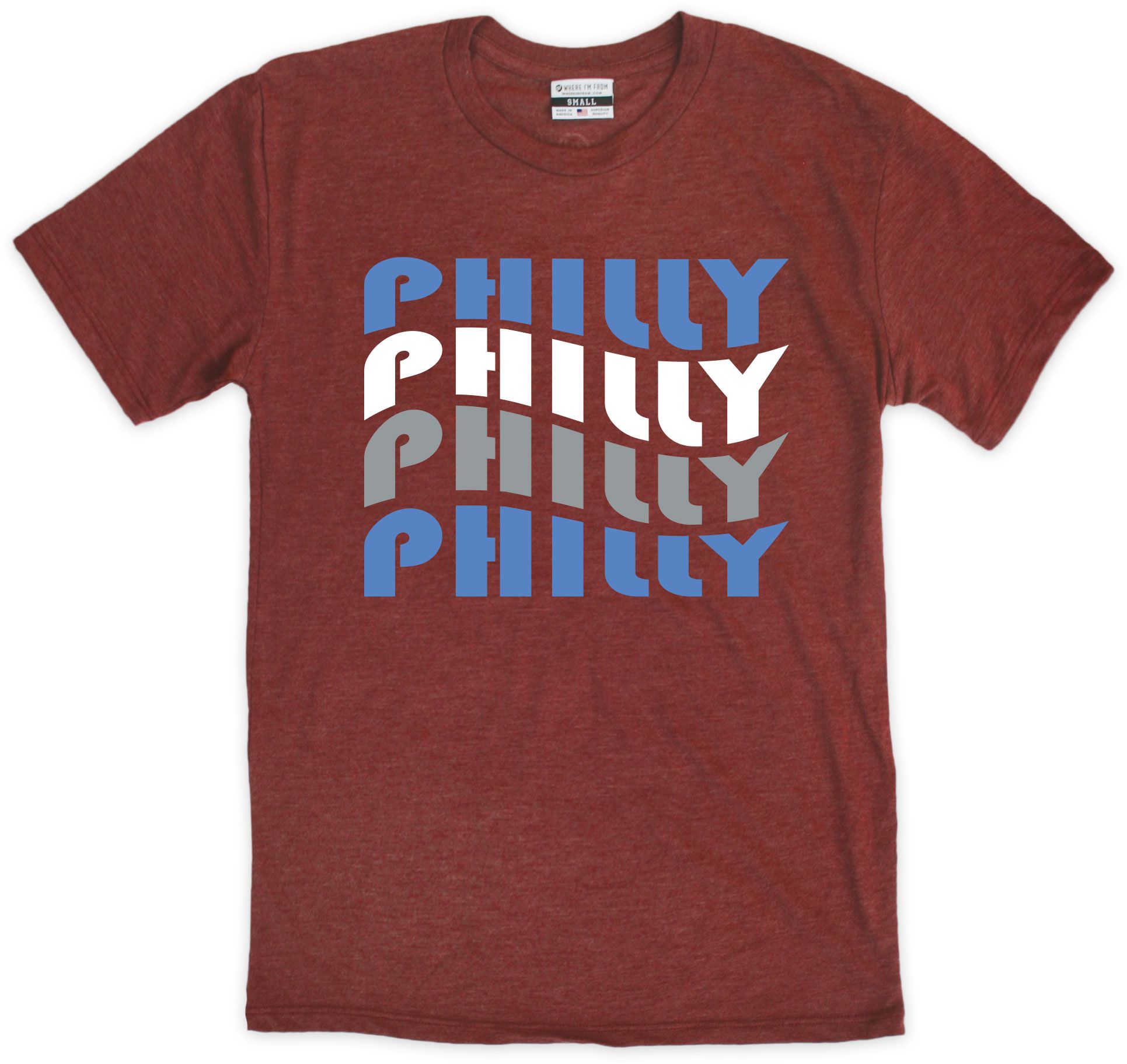 Where I'm From Adult Philadelphia Philly T-Shirt