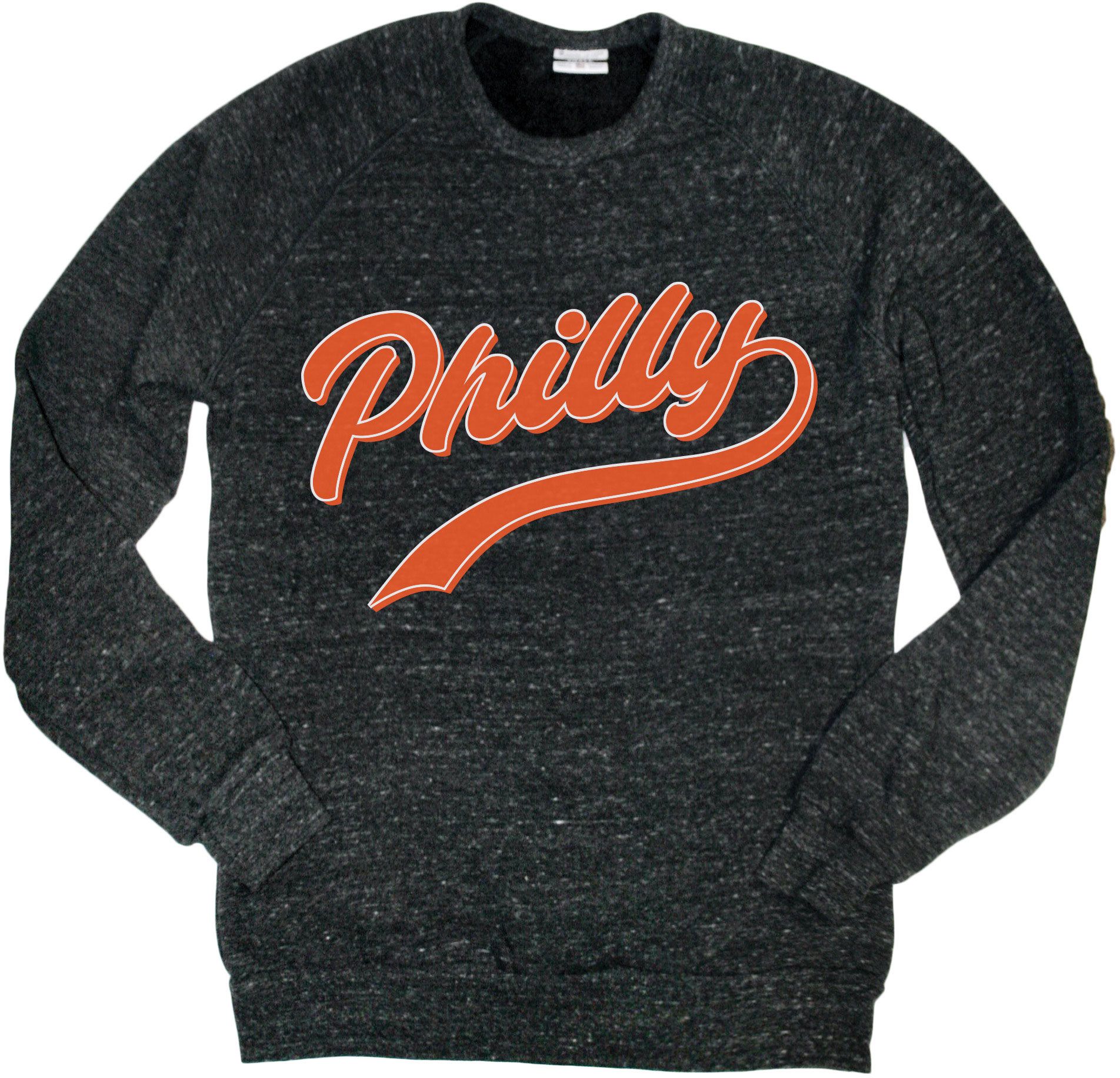 Where I'm From Unisex Philadelphia Black Tail Crew Neck Sweatshirt