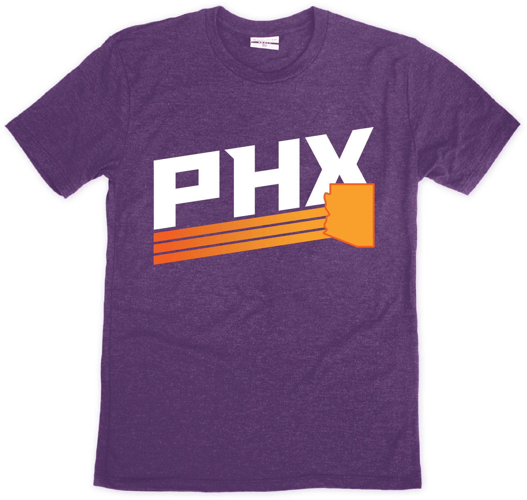 Where I'm From Adult Phoenix State Purple T-Shirt