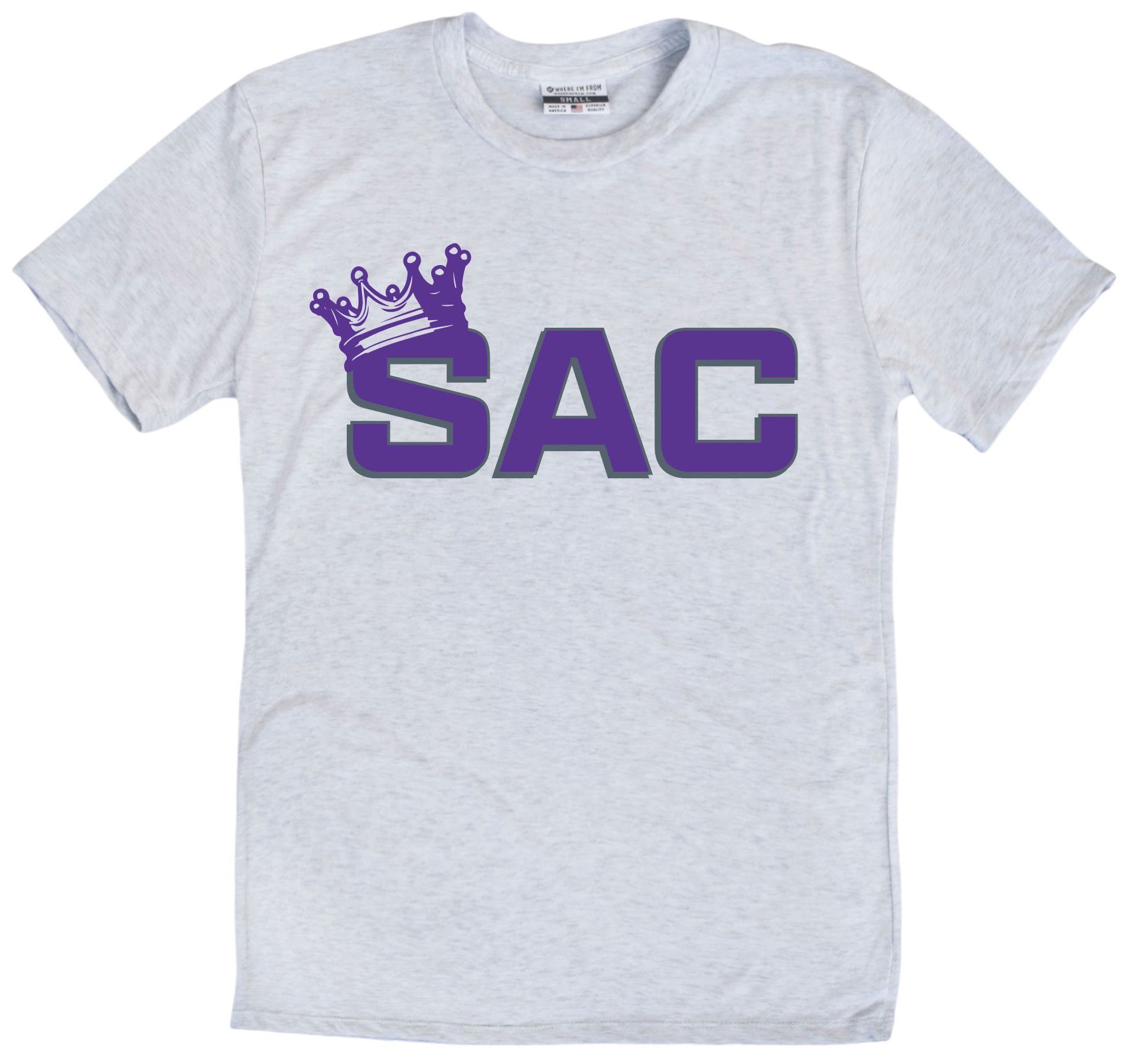 Where I'm From Adult Sacrimento City Code T-Shirt