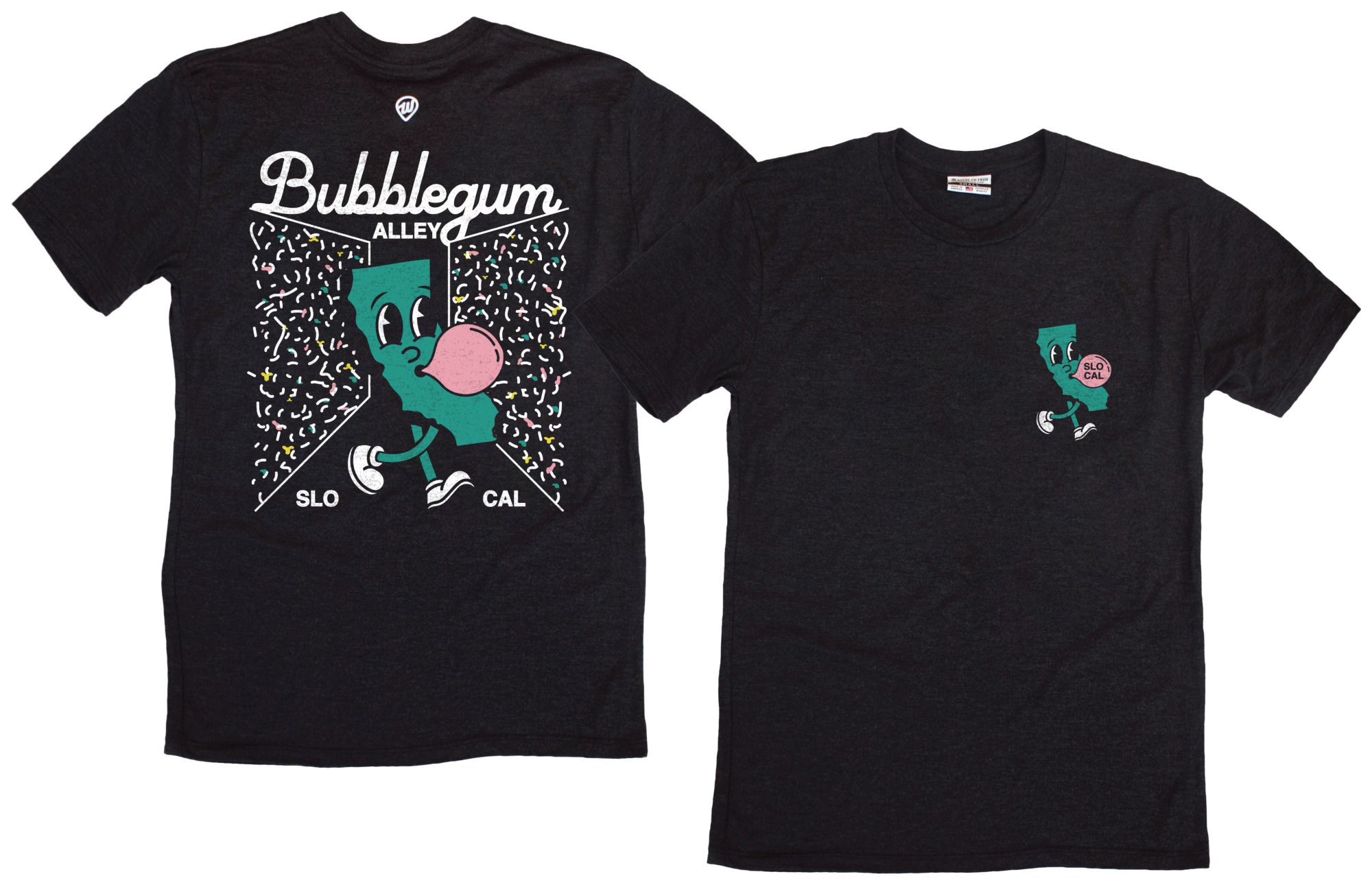 Where I'm From Adult San Luis Obispo Bubblegum T-Shirt