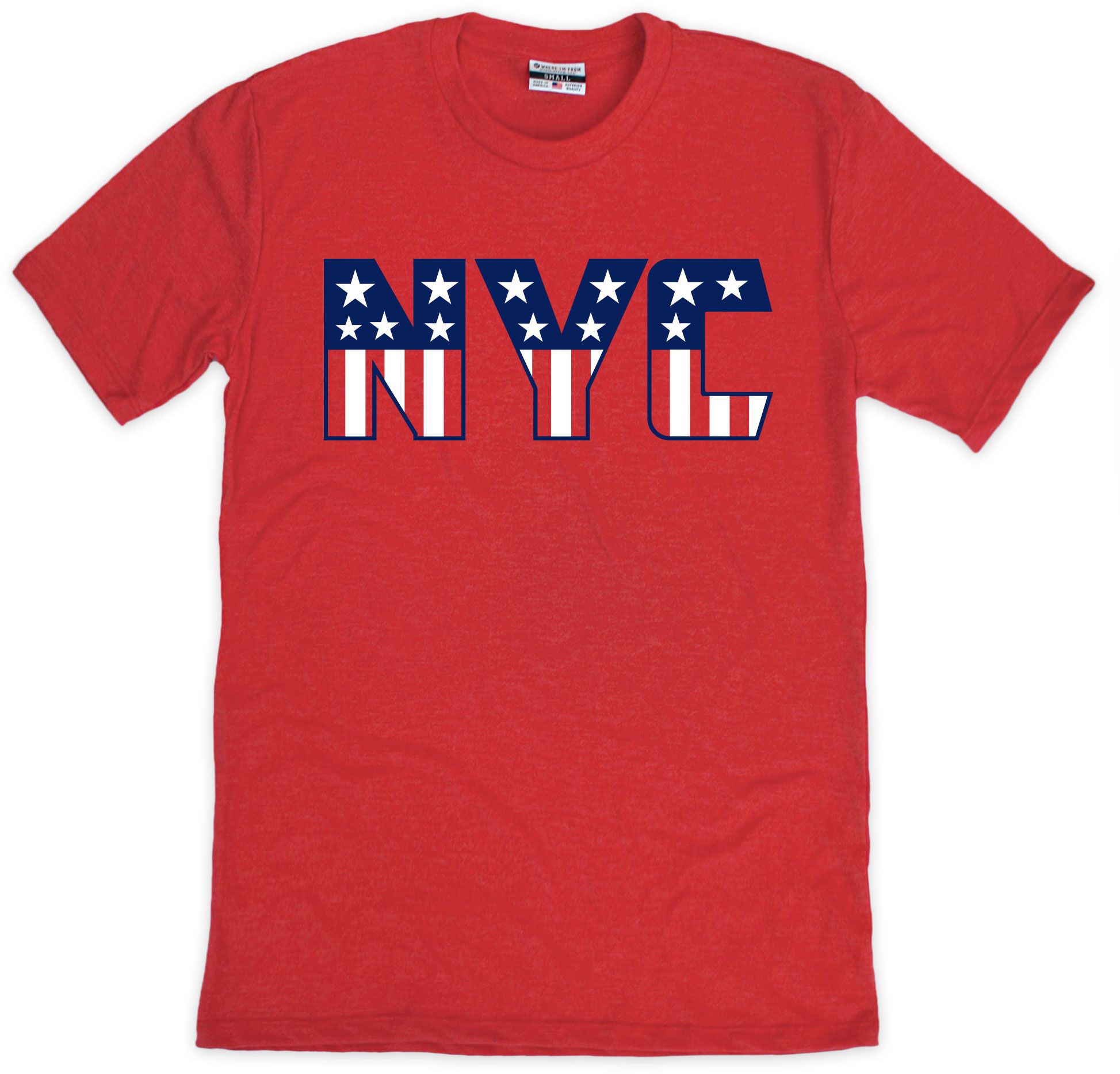 Where I'm From Adult New York City Red USA T-Shirt