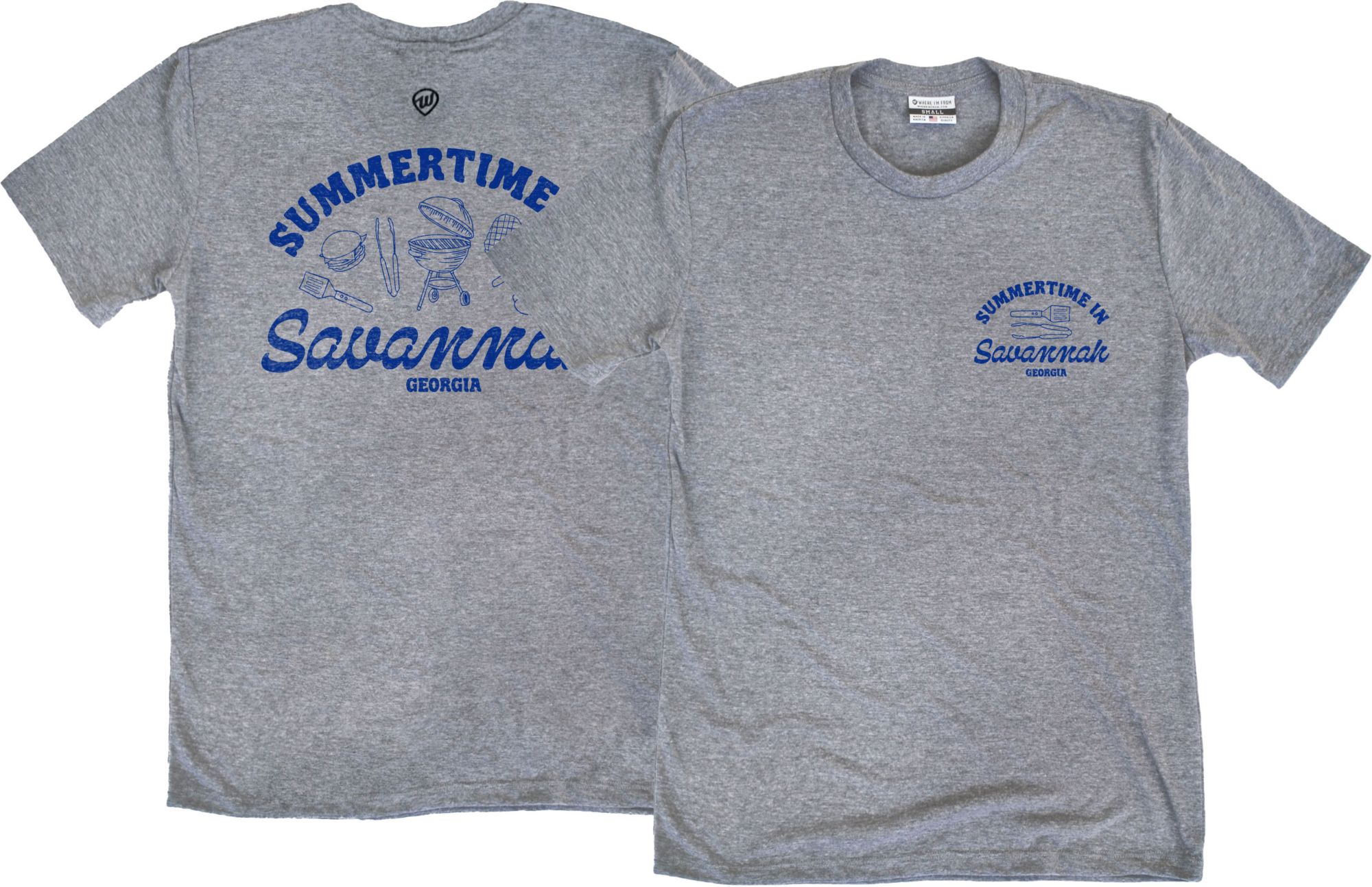 Where I'm From Adult Savannah Grey Summertime T-Shirt