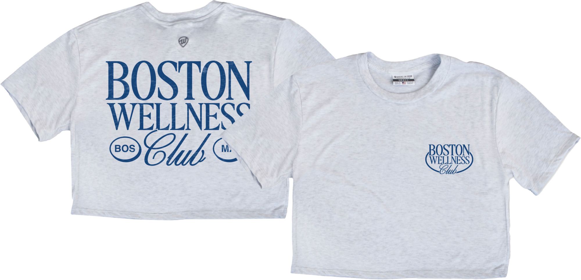 Where I'm From Women's Boston Wellness Cropped T-Shirt