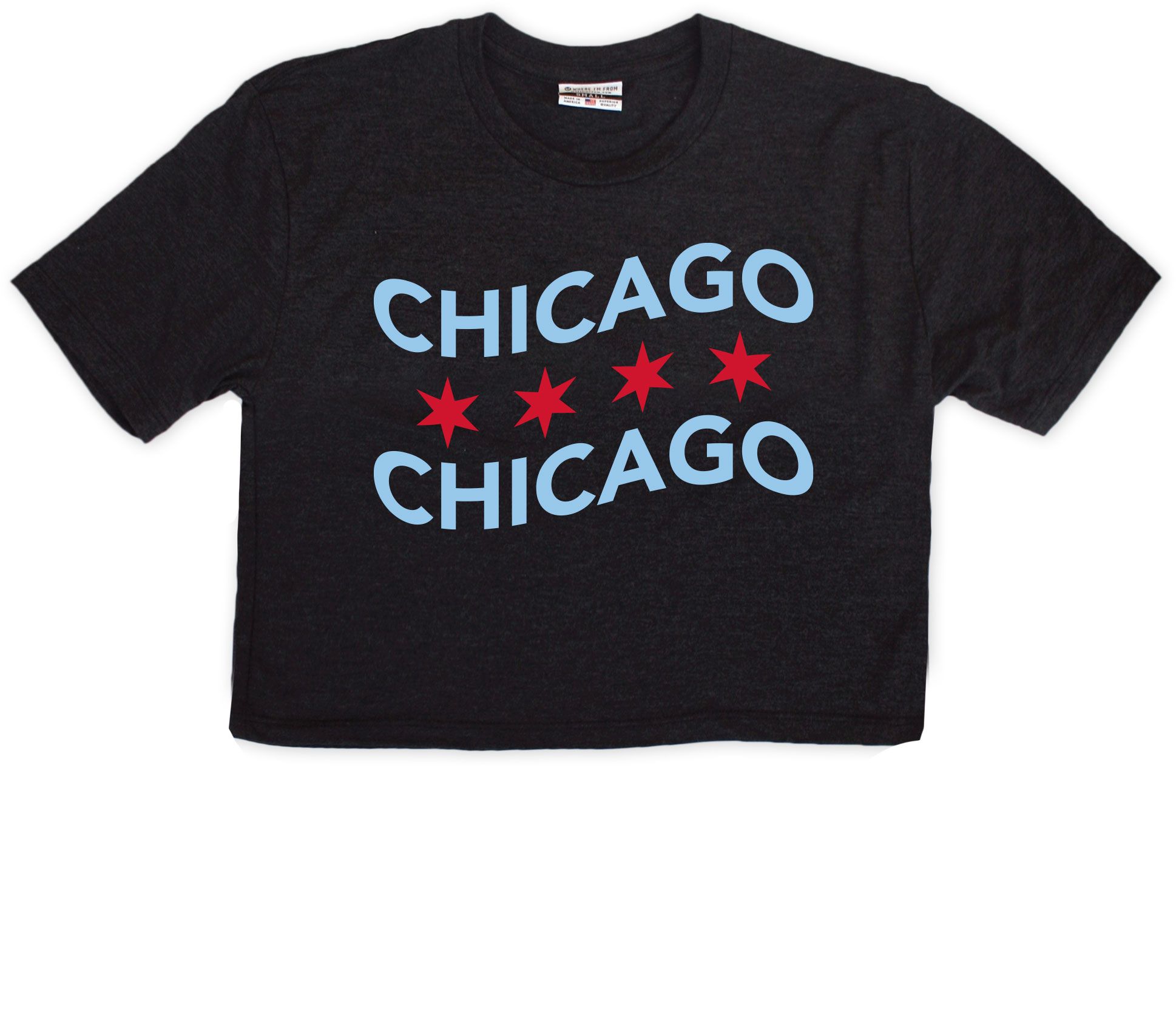 Where I'm From Adult Chicago Wavy Crewneck Sweatshirt