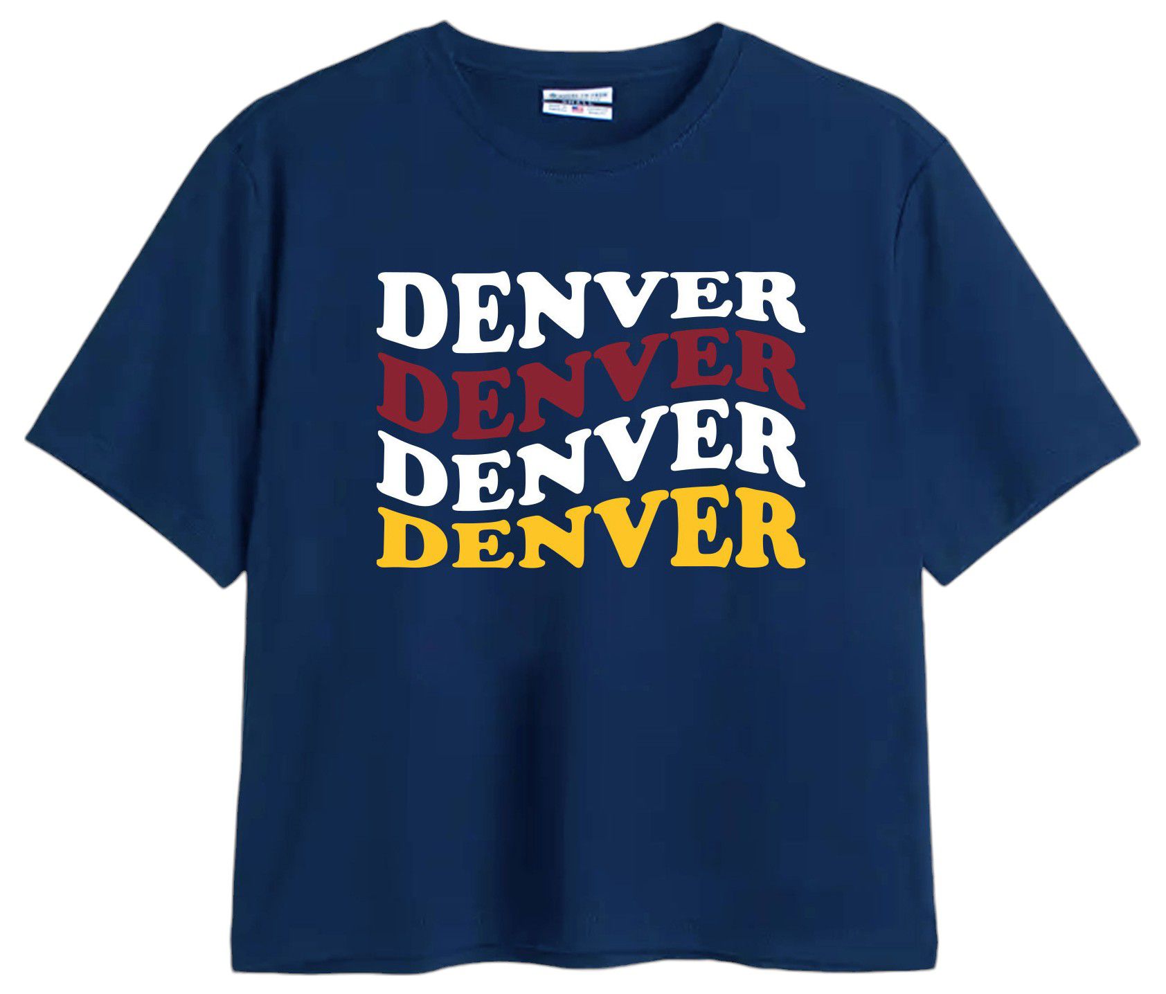 Where I'm From Women's Denver Script Easy T-Shirt